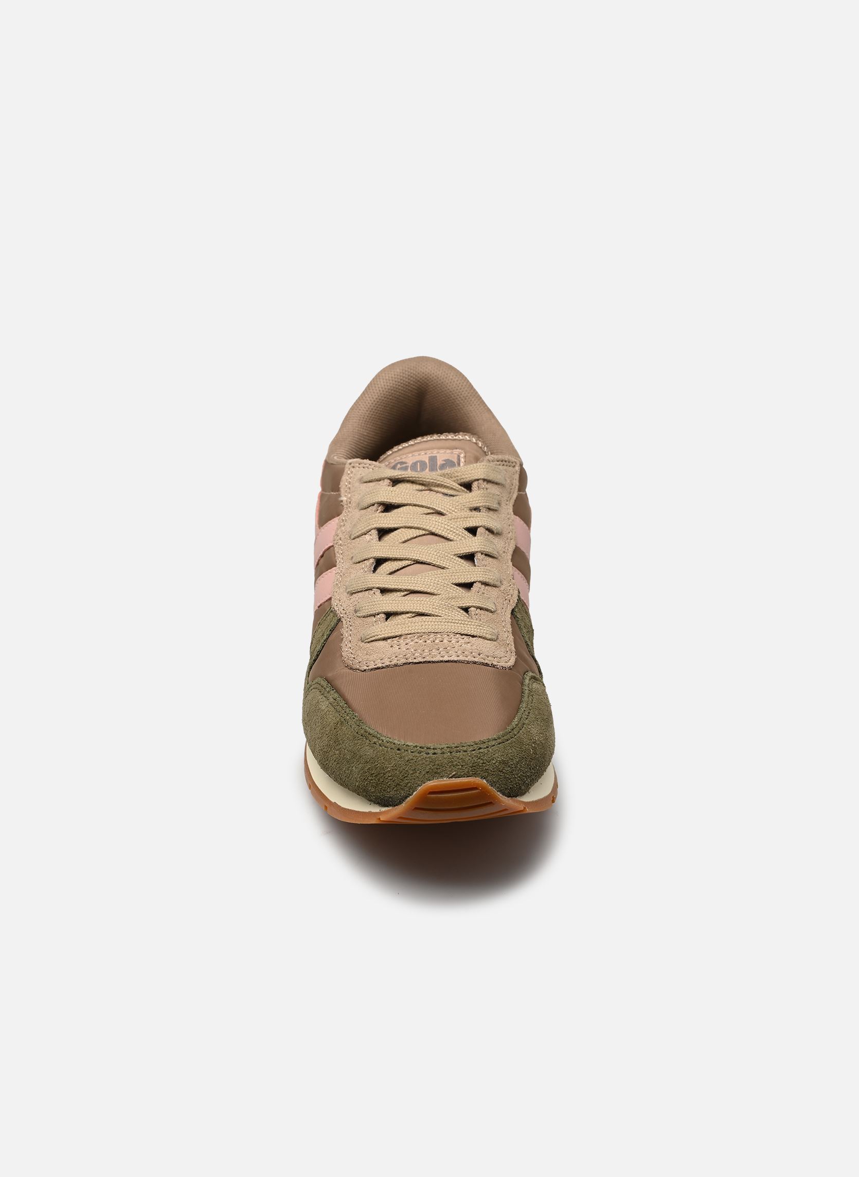 Niedrige Sneaker Daytona Chute damen grün Gola Niedrige Sneaker Daytona Chute damen grün CAPPUCCINO/KHAKI/PEARL PINK