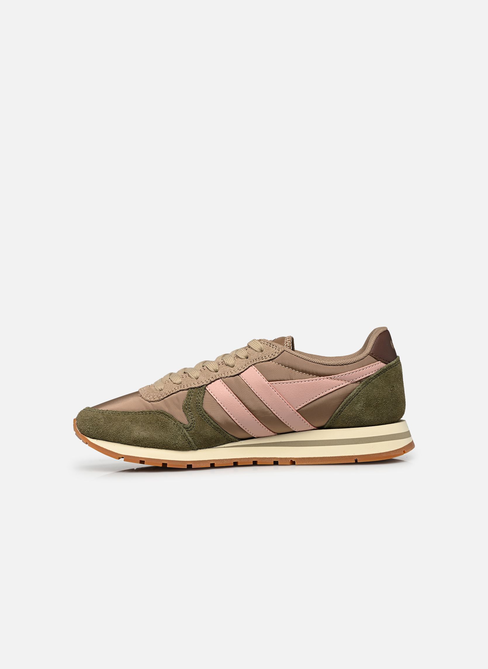 Niedrige Sneaker Daytona Chute damen grün Gola Niedrige Sneaker Daytona Chute damen grün CAPPUCCINO/KHAKI/PEARL PINK