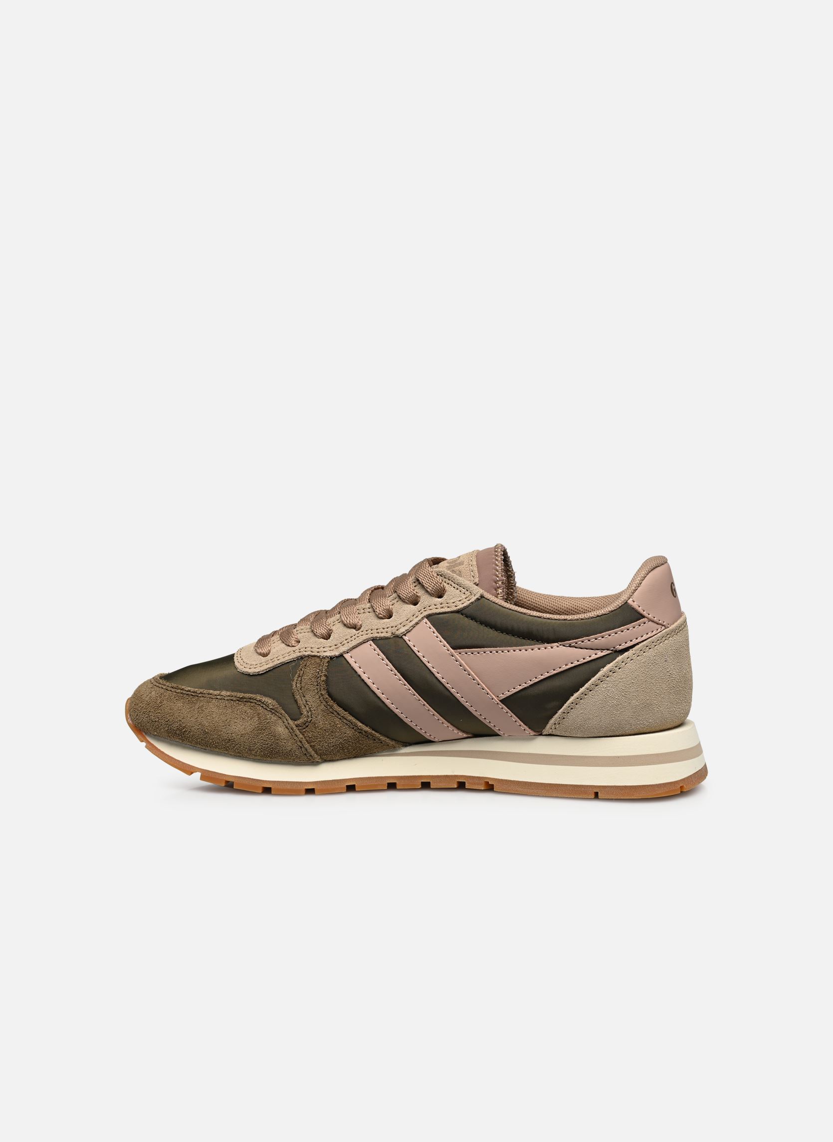 Baskets basses Daytona Chute femme vert Gola Baskets basses Daytona Chute femme vert KHAKI/CAPPUCCINO/CORAL PNK