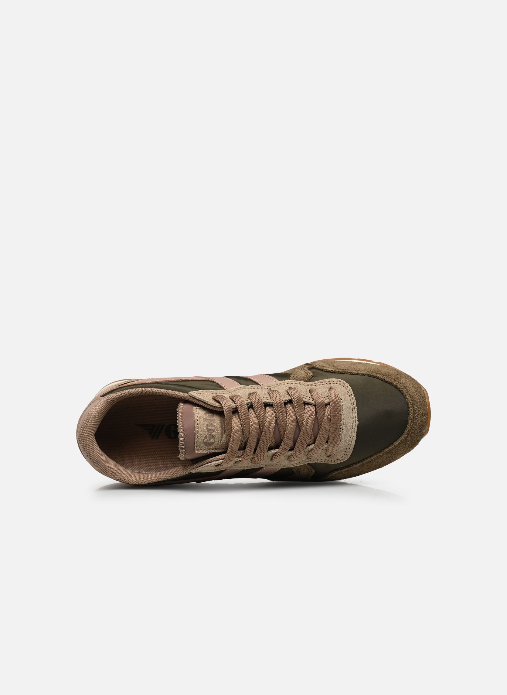 Baskets basses Daytona Chute femme vert Gola Baskets basses Daytona Chute femme vert KHAKI/CAPPUCCINO/CORAL PNK