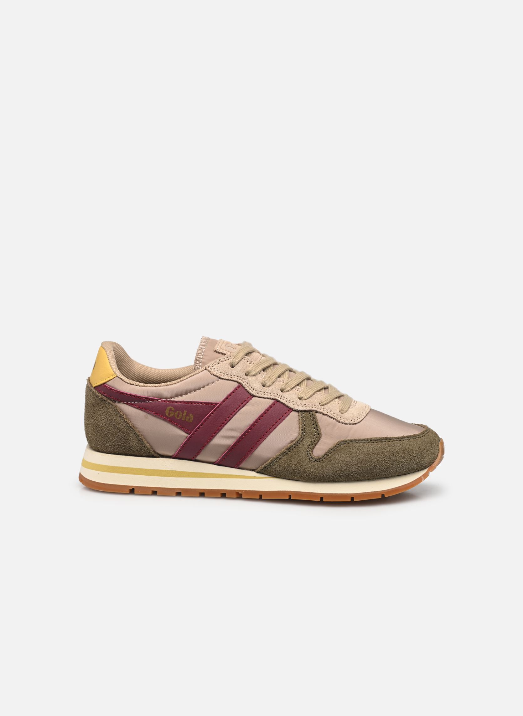 Niedrige Sneaker Daytona Chute damen mehrfarbig Gola Niedrige Sneaker Daytona Chute damen mehrfarbig BONE/KHAKI/CERISE