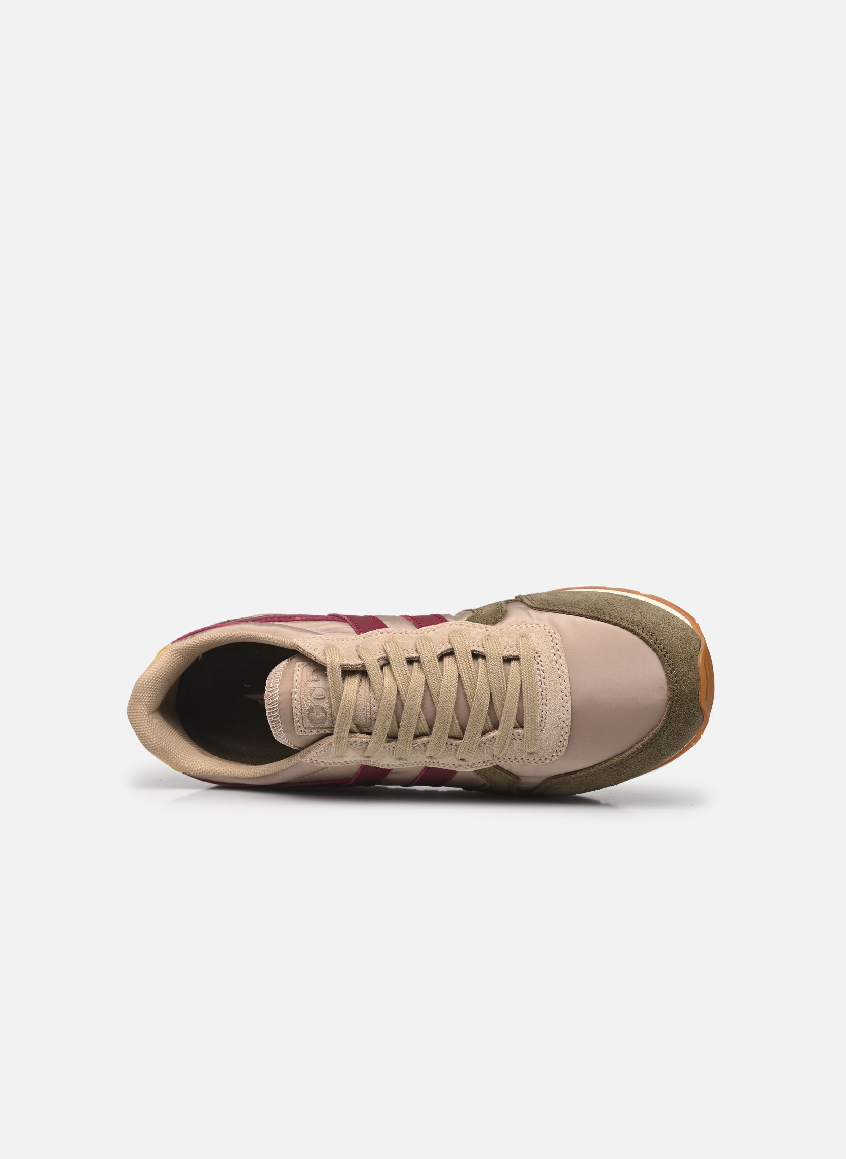 Niedrige Sneaker Daytona Chute damen mehrfarbig Gola Niedrige Sneaker Daytona Chute damen mehrfarbig BONE/KHAKI/CERISE
