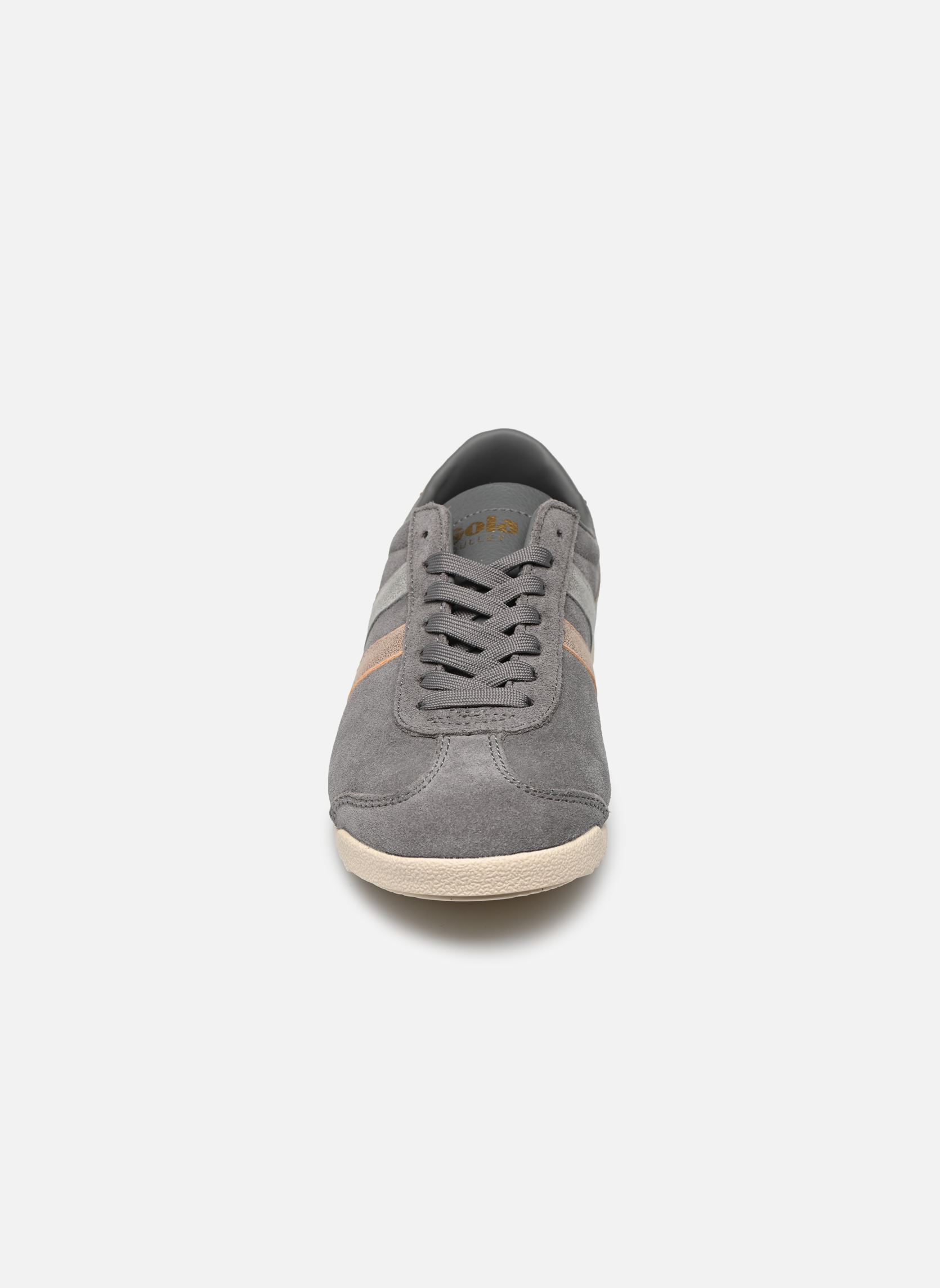 Niedrige Sneaker Bullet Mirror Trident damen grau Gola Niedrige Sneaker Bullet Mirror Trident damen grau Ash/Silver/Gold