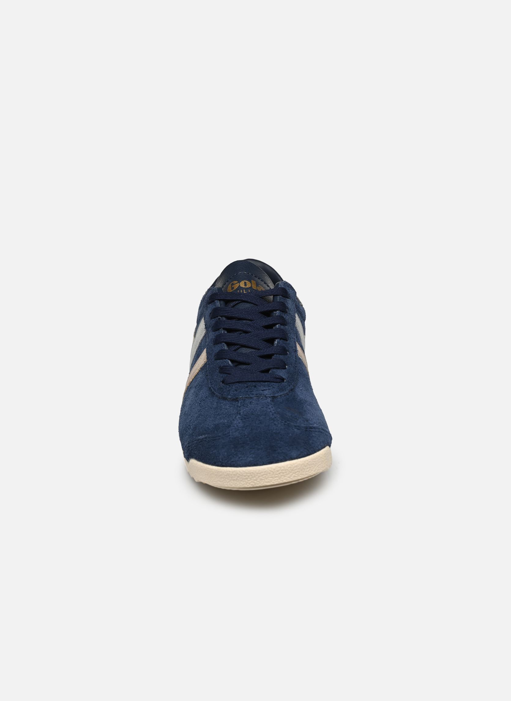 Niedrige Sneaker Bullet Mirror Trident damen blau Gola Niedrige Sneaker Bullet Mirror Trident damen blau NAVY/SILVER/GOLD