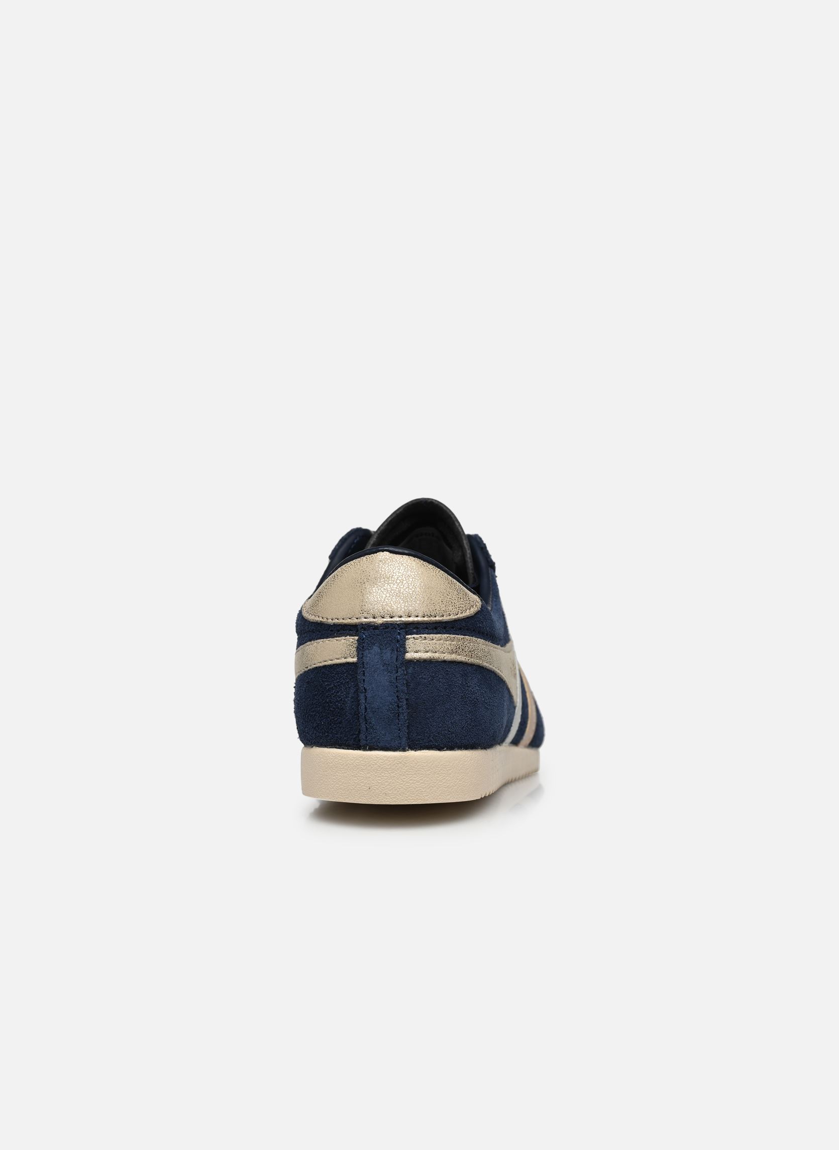 Niedrige Sneaker Bullet Mirror Trident damen blau Gola Niedrige Sneaker Bullet Mirror Trident damen blau NAVY/SILVER/GOLD