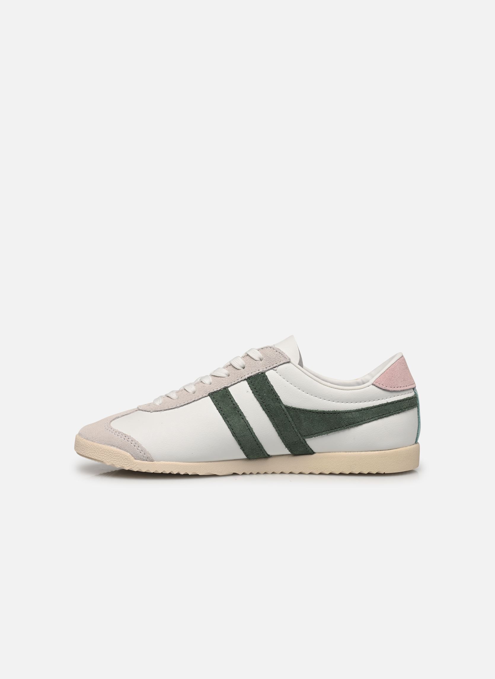 Niedrige Sneaker Bullet Pure damen weiß Gola Niedrige Sneaker Bullet Pure damen weiß WHITE/EVERGREEN/CHALK PINK