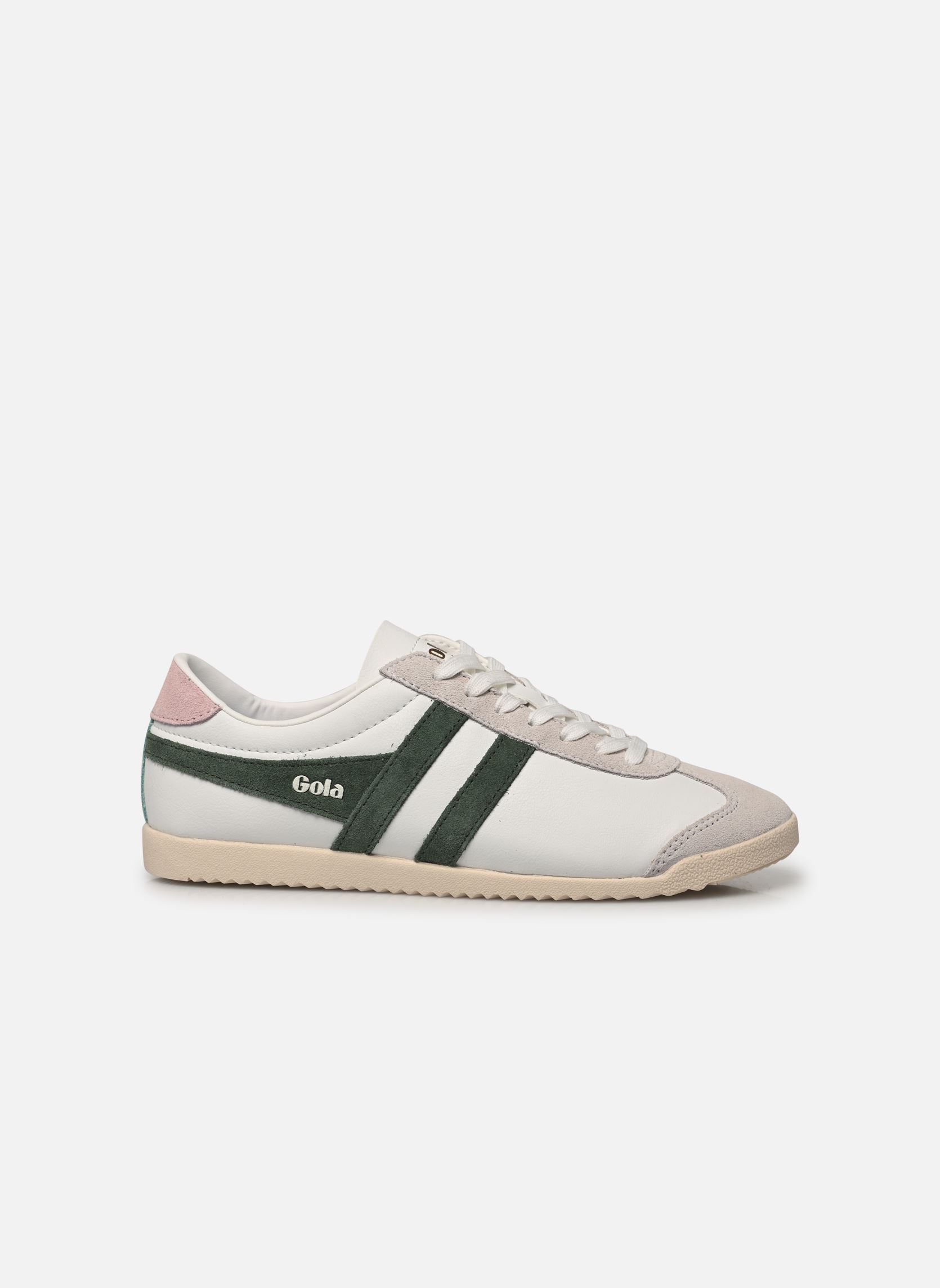 Niedrige Sneaker Bullet Pure damen weiß Gola Niedrige Sneaker Bullet Pure damen weiß WHITE/EVERGREEN/CHALK PINK