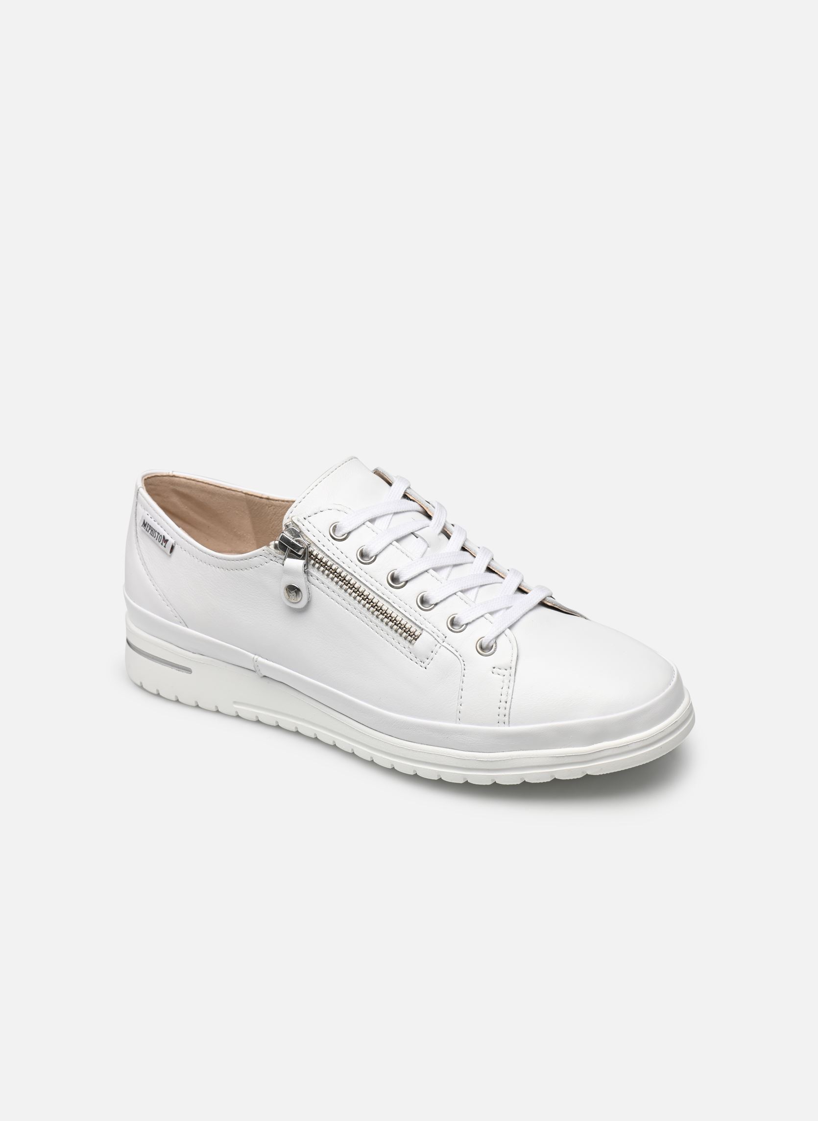 Niedrige Sneaker JUNE damen weiß Mephisto Niedrige Sneaker JUNE damen weiß WHITE