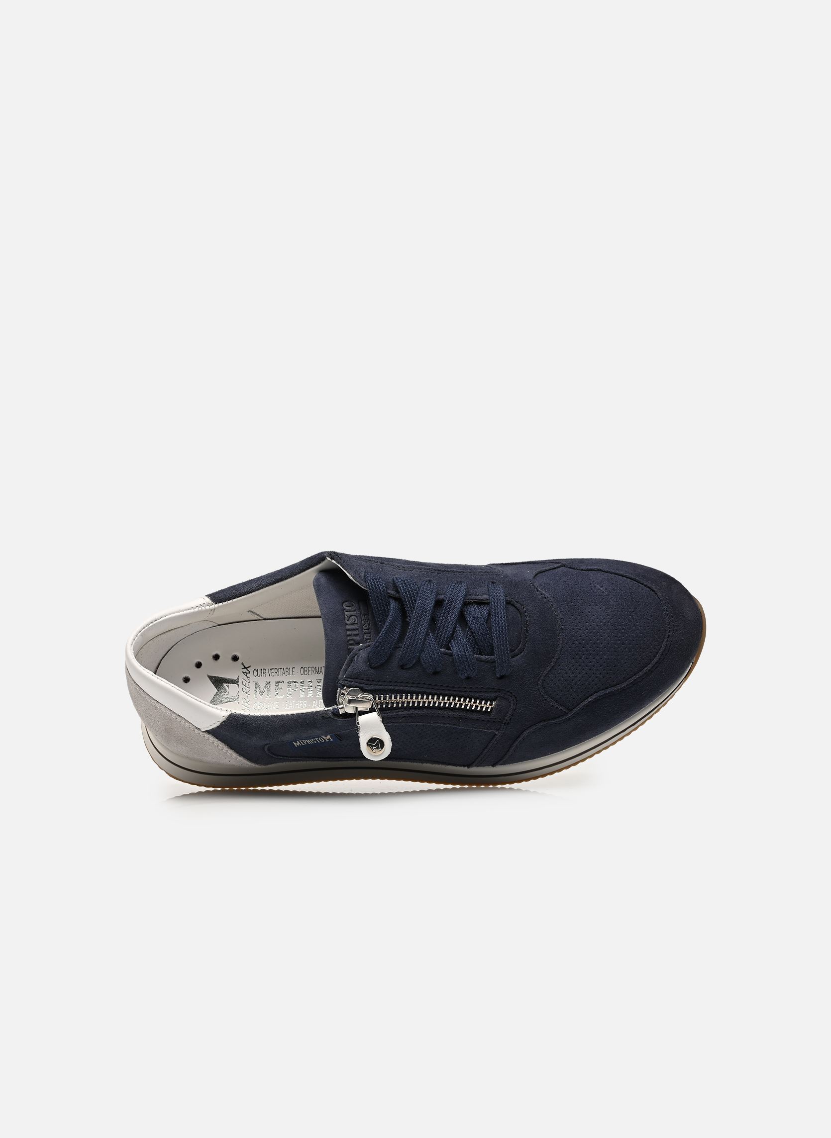 Baskets basses LEENIE femme bleu Mephisto Baskets basses LEENIE femme bleu JEANS BLUE N