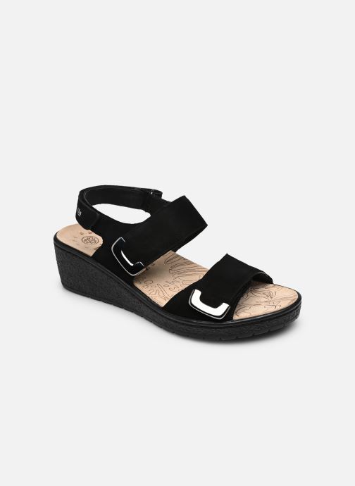 Mephisto LISSANDRA Sandali Con Zeppa In Pelle Donna, Colore Rosso, Taglia 40, Made In France