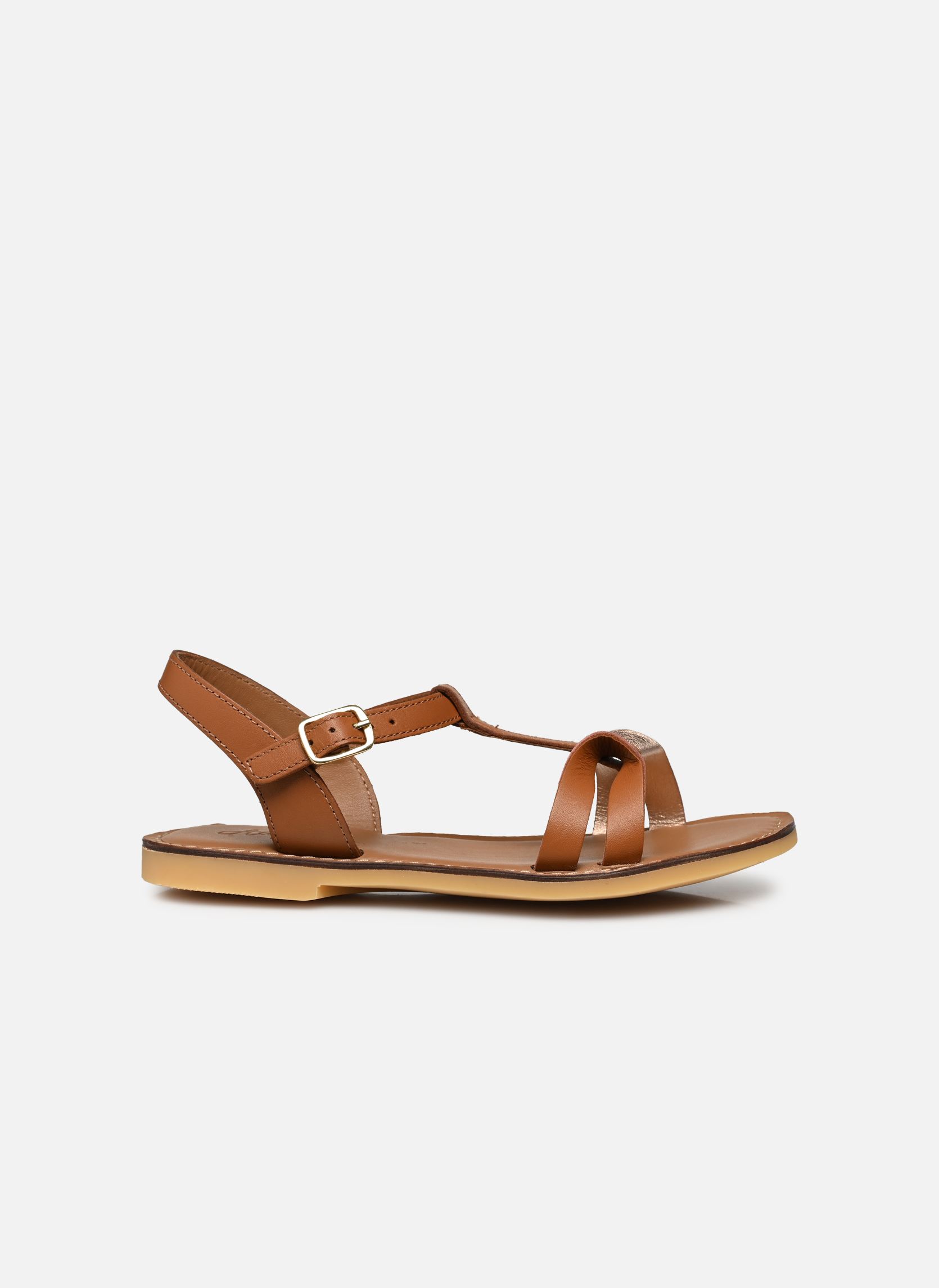 Sandalen Lazar Bow mädchen braun Adolie Sandalen Lazar Bow mädchen braun CAMEL - PLATINE