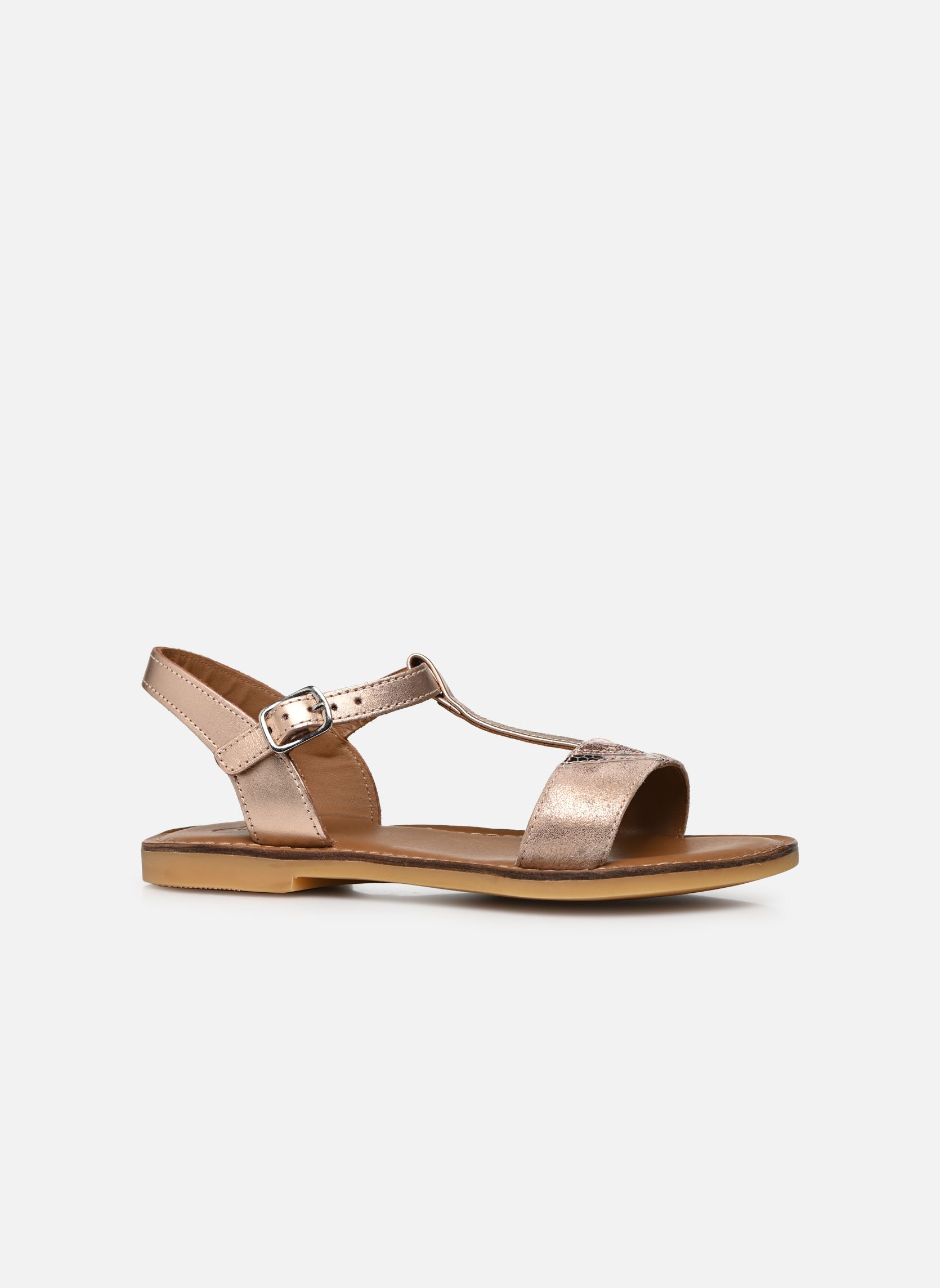 Sandales Lazar Delta fille or et bronze Adolie Sandales Lazar Delta fille or et bronze COPPER - NUDE