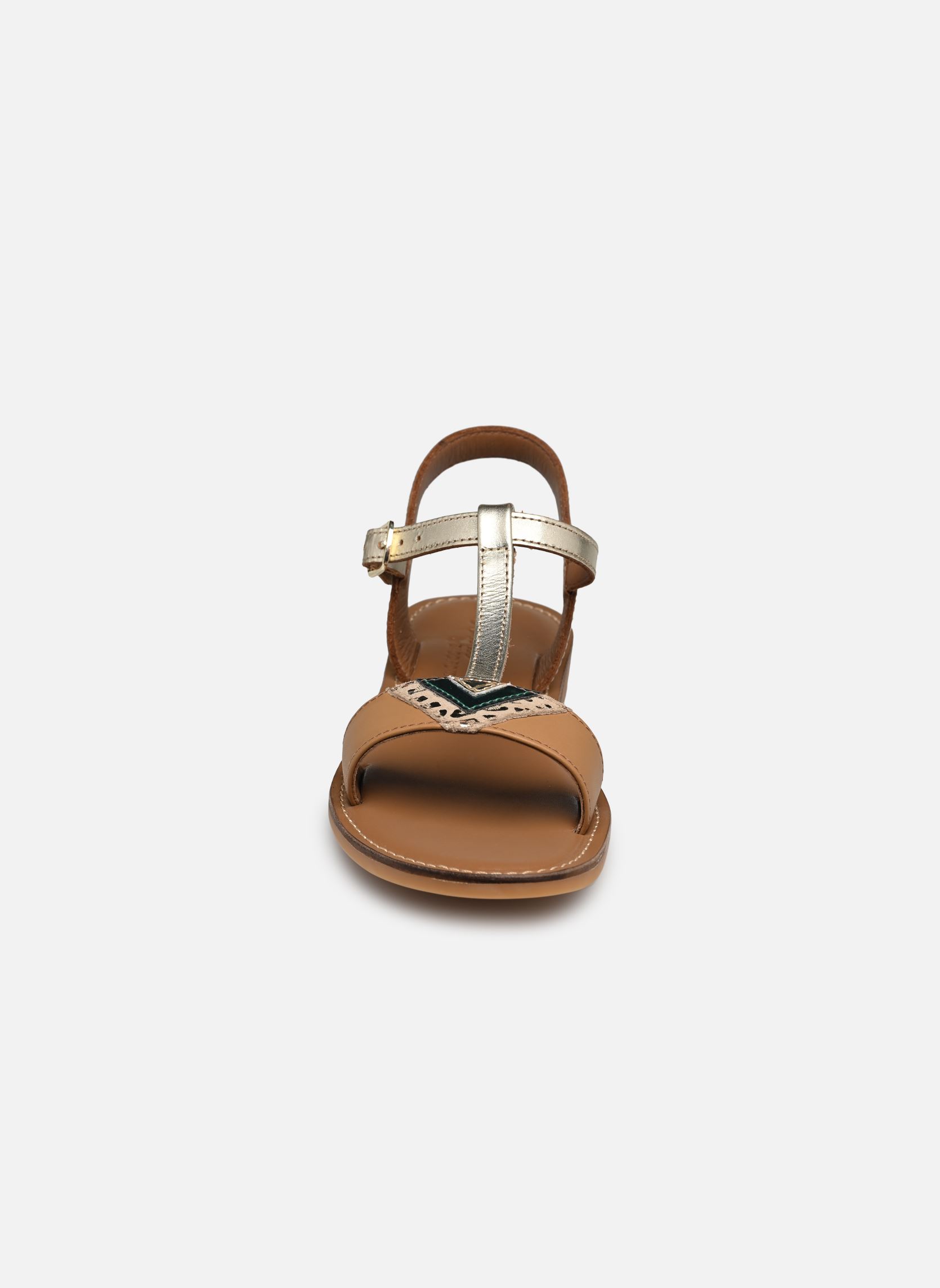Sandalen Lazar Delta meisjes goud en brons Adolie Sandalen Lazar Delta meisjes goud en brons LIGHT CAMEL