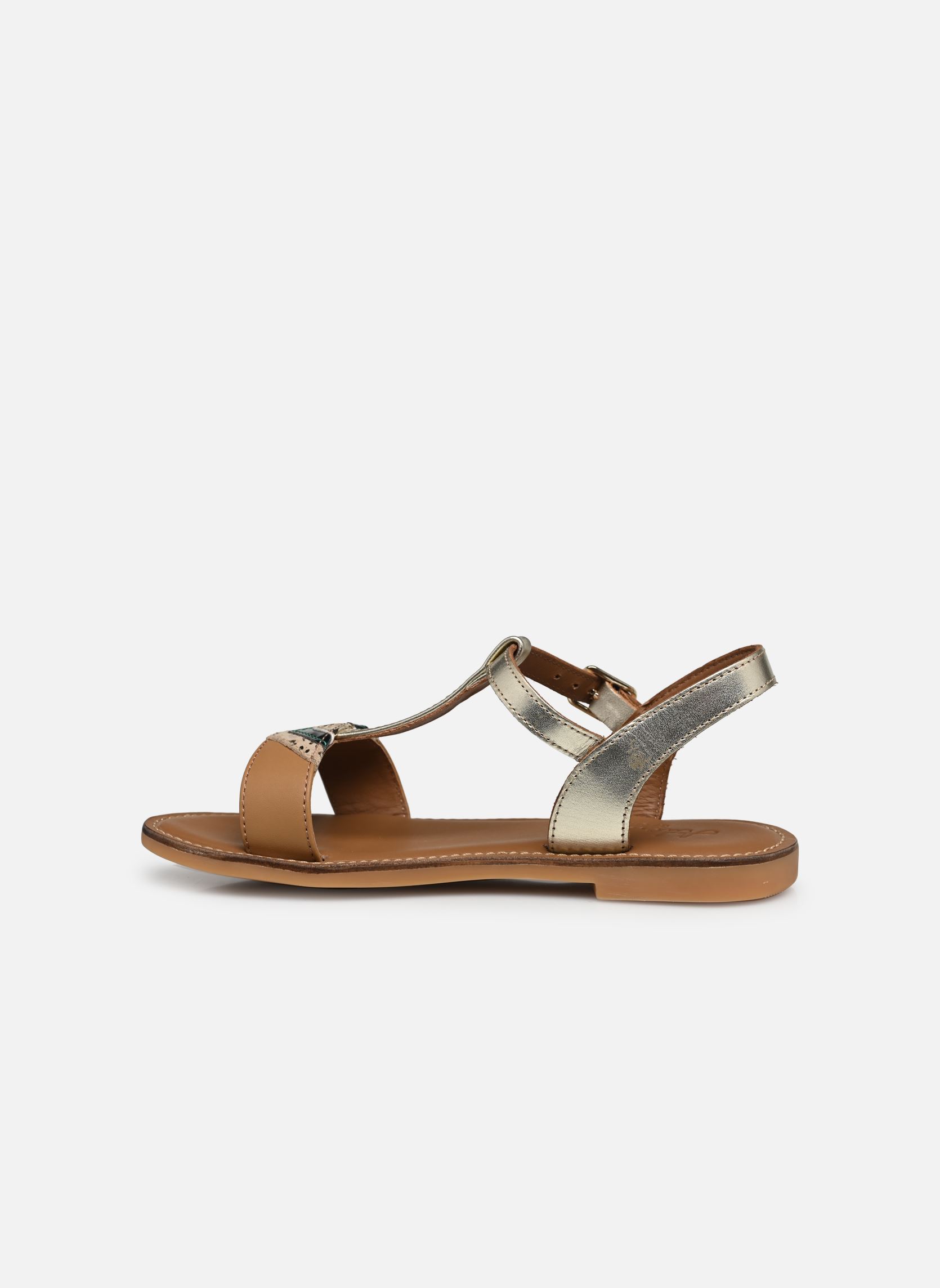 Sandalen Lazar Delta meisjes goud en brons Adolie Sandalen Lazar Delta meisjes goud en brons LIGHT CAMEL