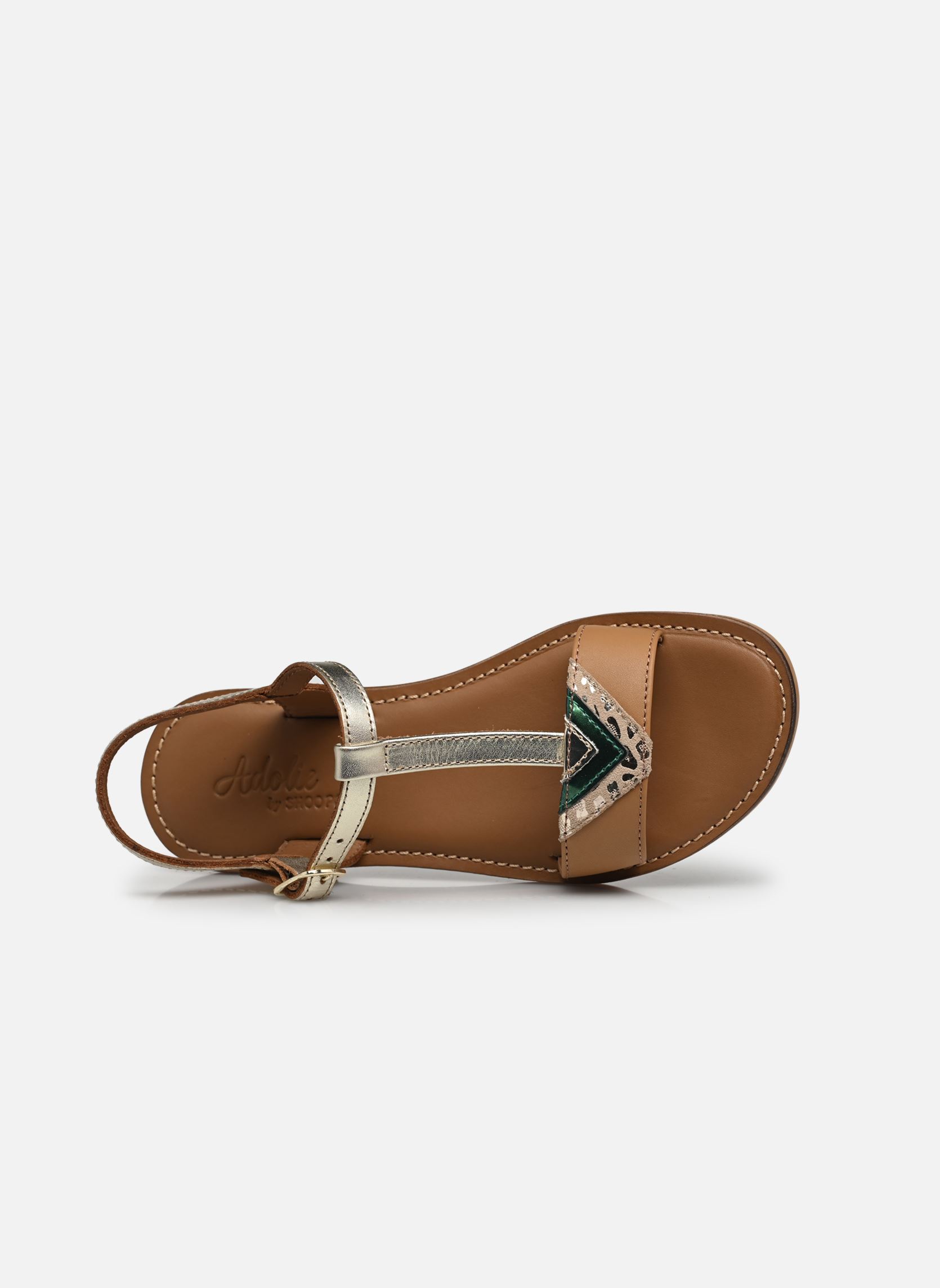 Sandalen Lazar Delta meisjes goud en brons Adolie Sandalen Lazar Delta meisjes goud en brons LIGHT CAMEL