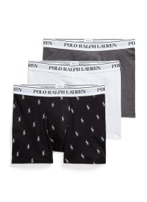 Boxers Boxer Brief-3 Pack-Boxer Brief homme noir Polo Ralph Lauren Boxers Boxer Brief-3 Pack-Boxer Brief homme noir 3PK BLACK AOPP/BRCLY HTR/WHITE