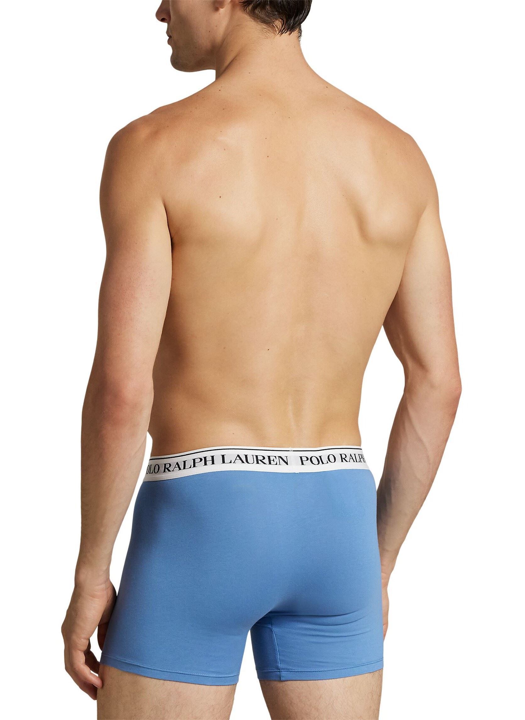 Pantalons Boxer Brief-3 Pack-Boxer Brief homme multicolore Polo Ralph Lauren Pantalons Boxer Brief-3 Pack-Boxer Brief homme multicolore 3PK HTRRAS BLU/WHITE/BLACK