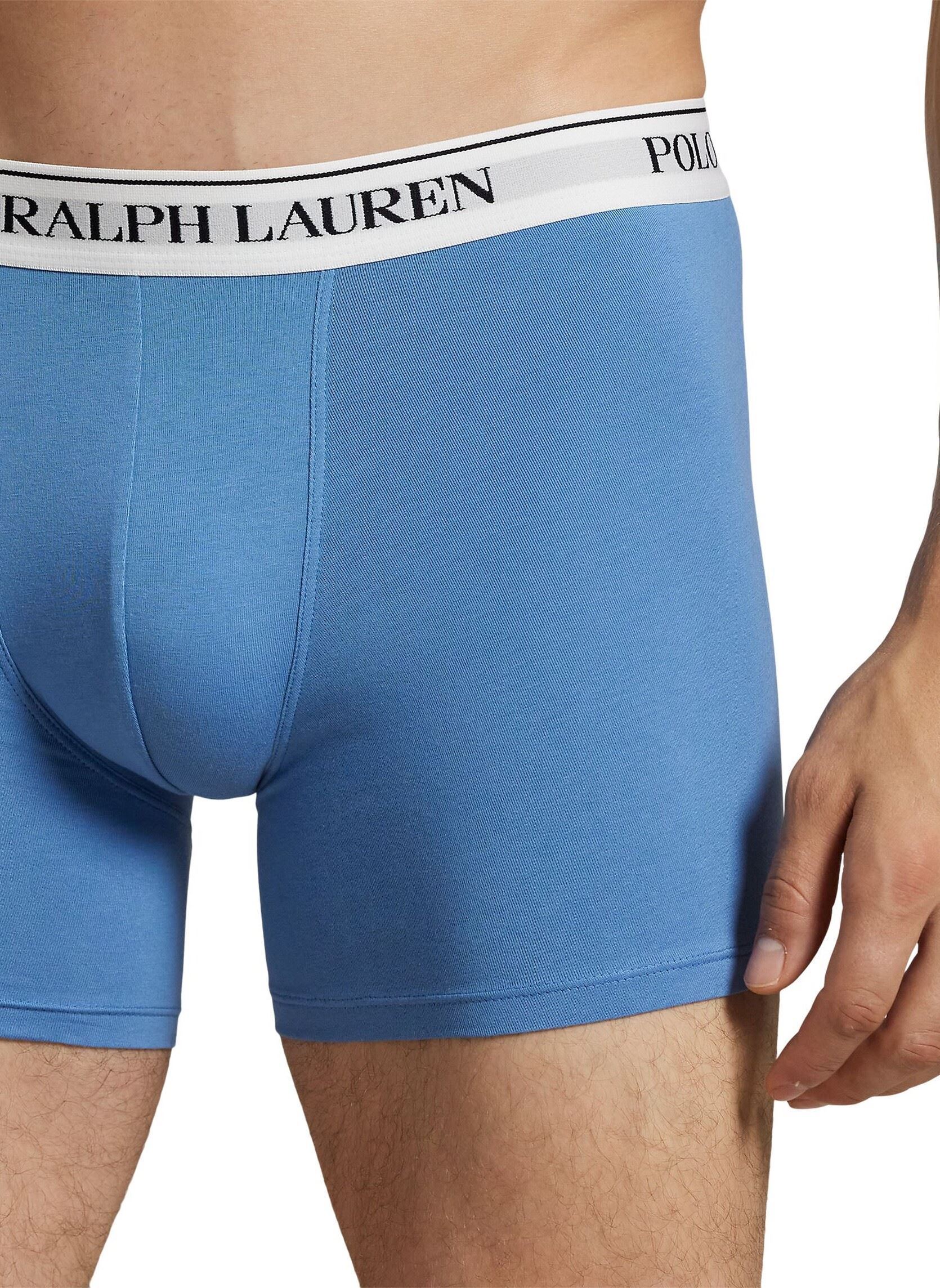 Pantalons Boxer Brief-3 Pack-Boxer Brief homme multicolore Polo Ralph Lauren Pantalons Boxer Brief-3 Pack-Boxer Brief homme multicolore 3PK HTRRAS BLU/WHITE/BLACK