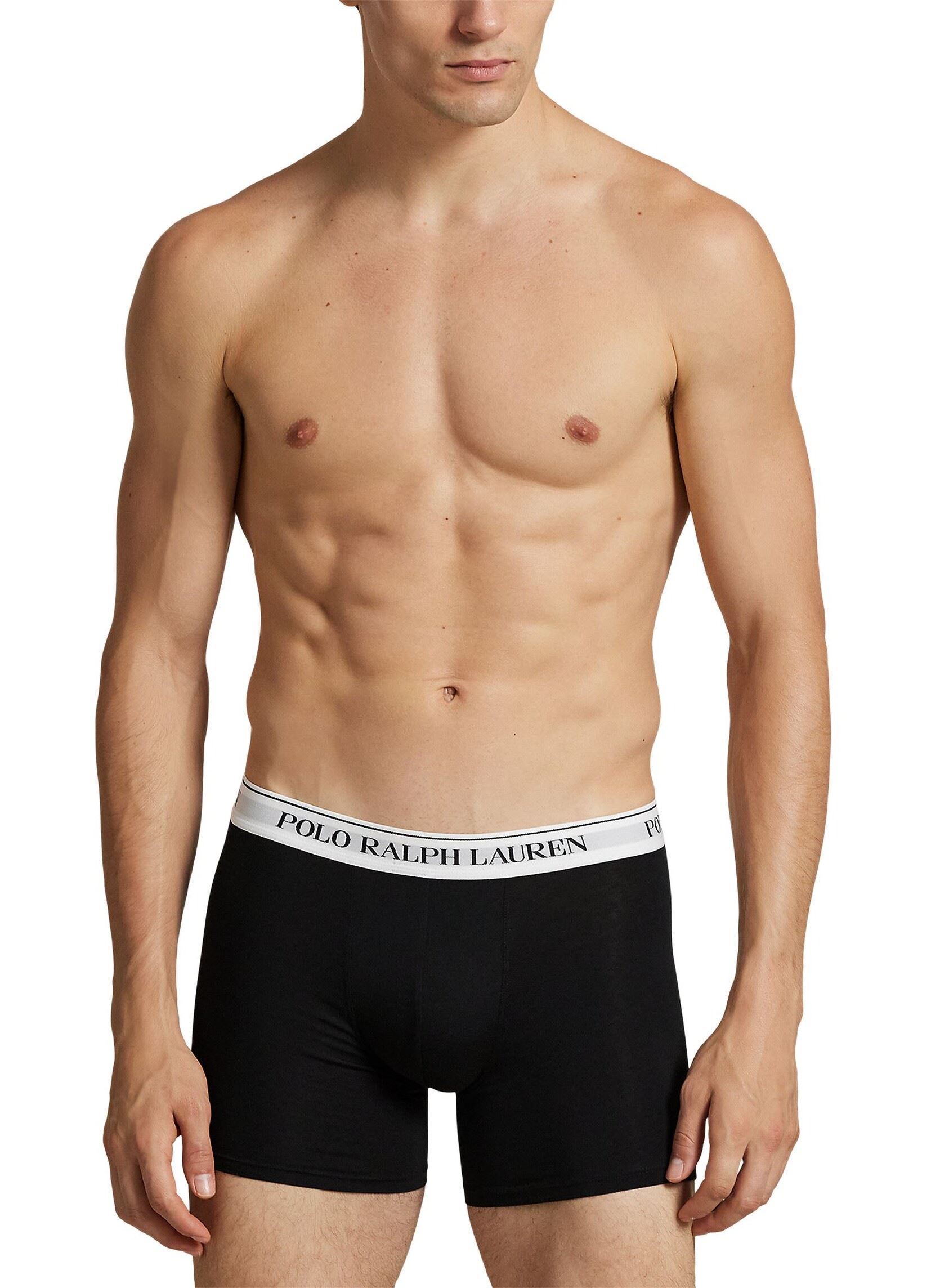 Pantalons Boxer Brief-3 Pack-Boxer Brief homme multicolore Polo Ralph Lauren Pantalons Boxer Brief-3 Pack-Boxer Brief homme multicolore 3PK HTRRAS BLU/WHITE/BLACK