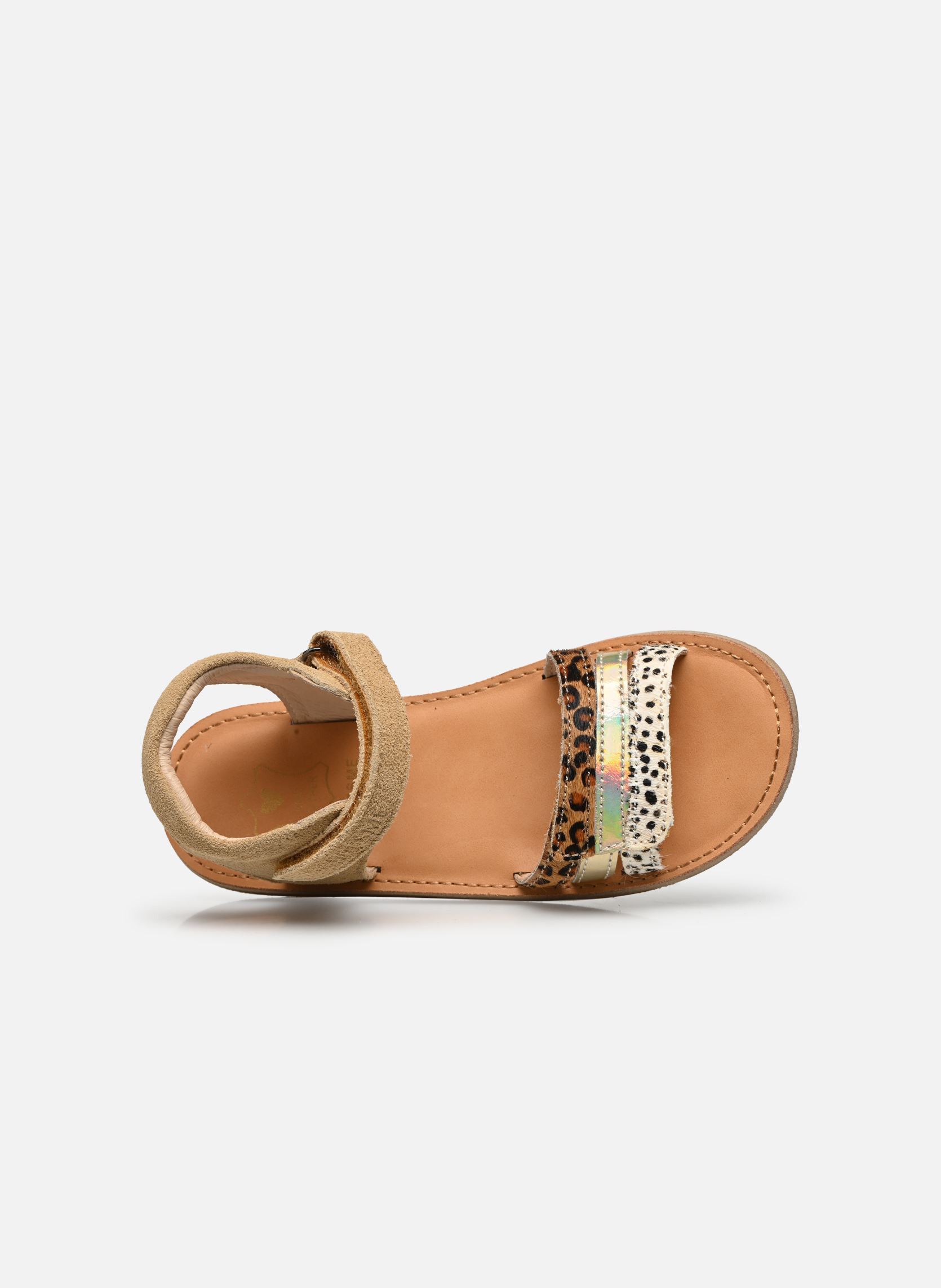 Sandalen Classic Sandal CS22S006-C mädchen beige Shoesme Sandalen Classic Sandal CS22S006-C mädchen beige BEIGE LEOPARD ZEBRE
