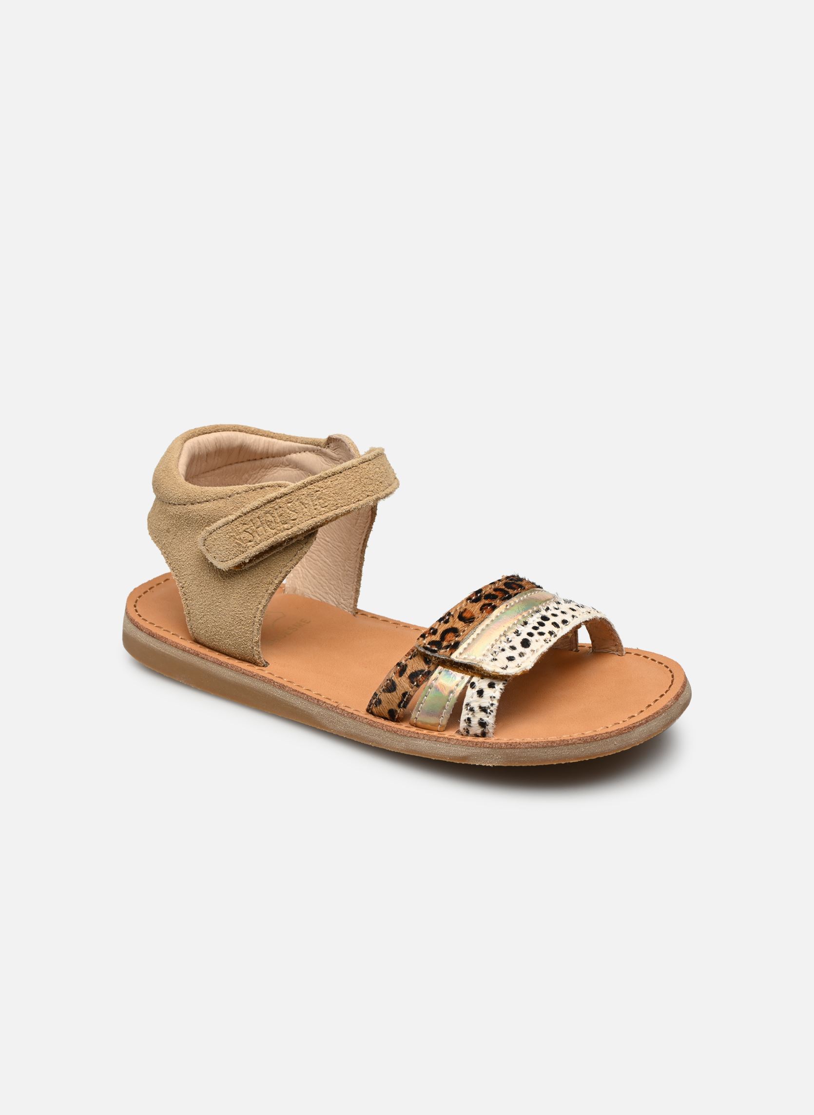 Sandalen Classic Sandal CS22S006-C mädchen beige Shoesme Sandalen Classic Sandal CS22S006-C mädchen beige BEIGE LEOPARD ZEBRE