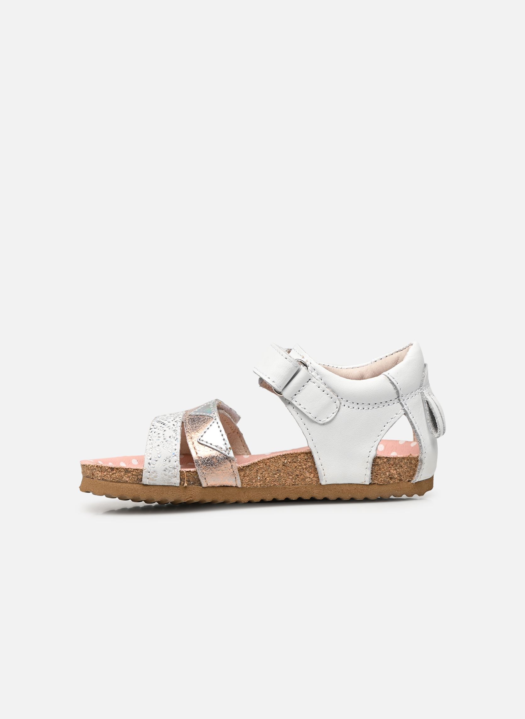Sandales BI21S080 BI21S080-D fille blanc Shoesme Sandales BI21S080 BI21S080-D fille blanc ARGENT COPPER BLANC