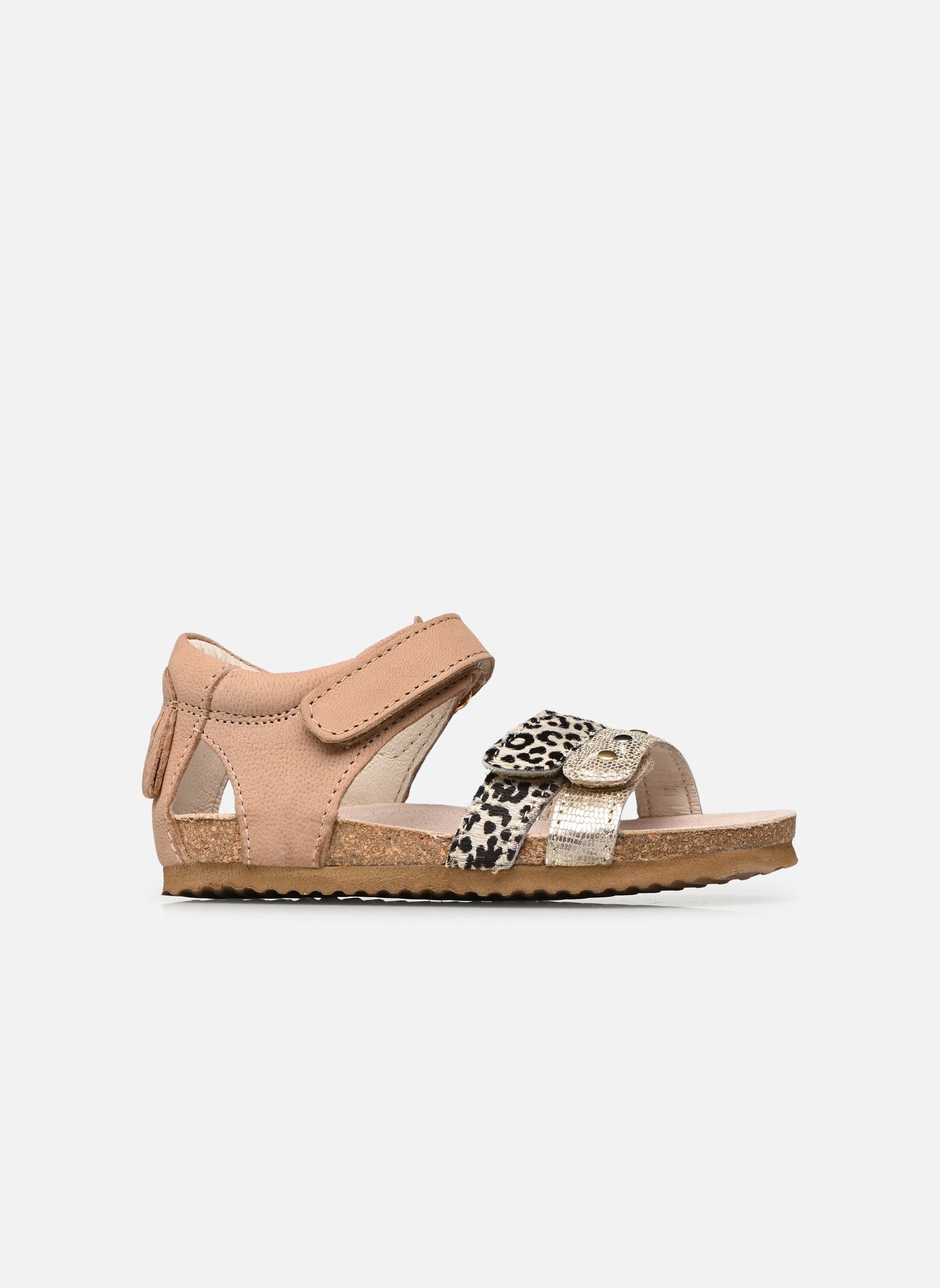 Sandales BI22S076 BI22S076-N fille rose Shoesme Sandales BI22S076 BI22S076-N fille rose OR ZEBRE ROSE