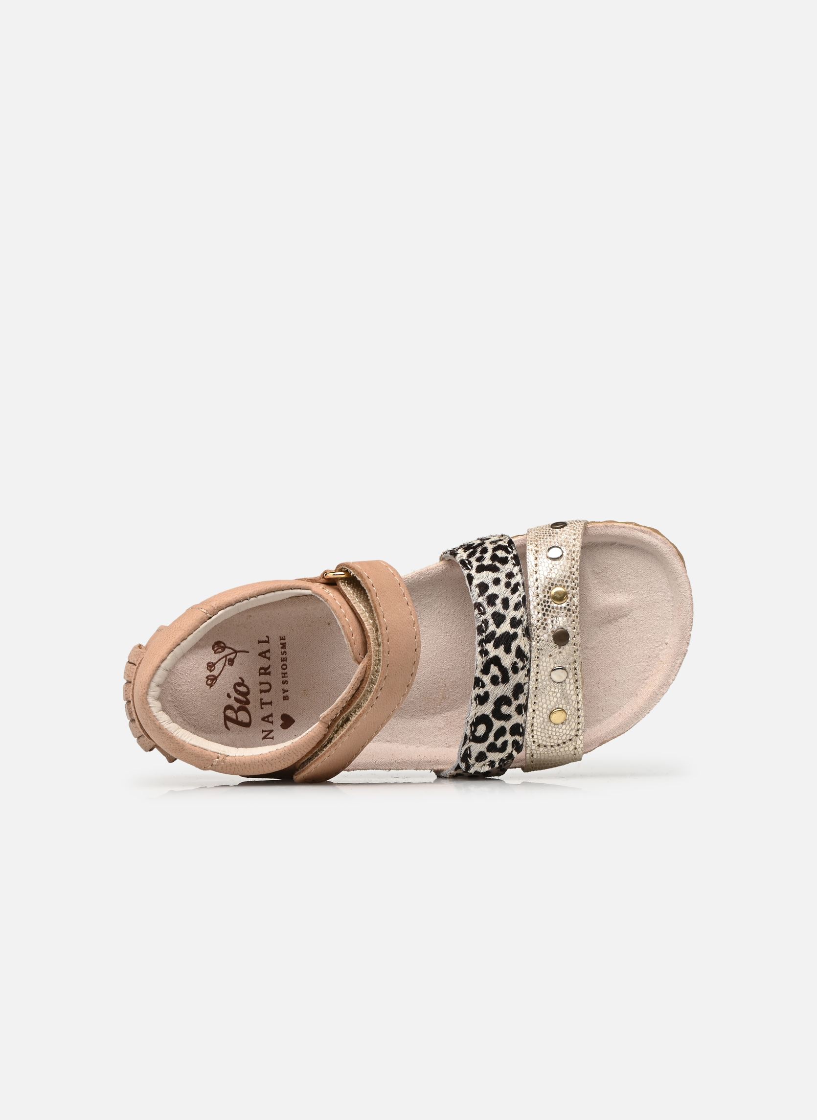 Sandales BI22S076 BI22S076-N fille rose Shoesme Sandales BI22S076 BI22S076-N fille rose OR ZEBRE ROSE