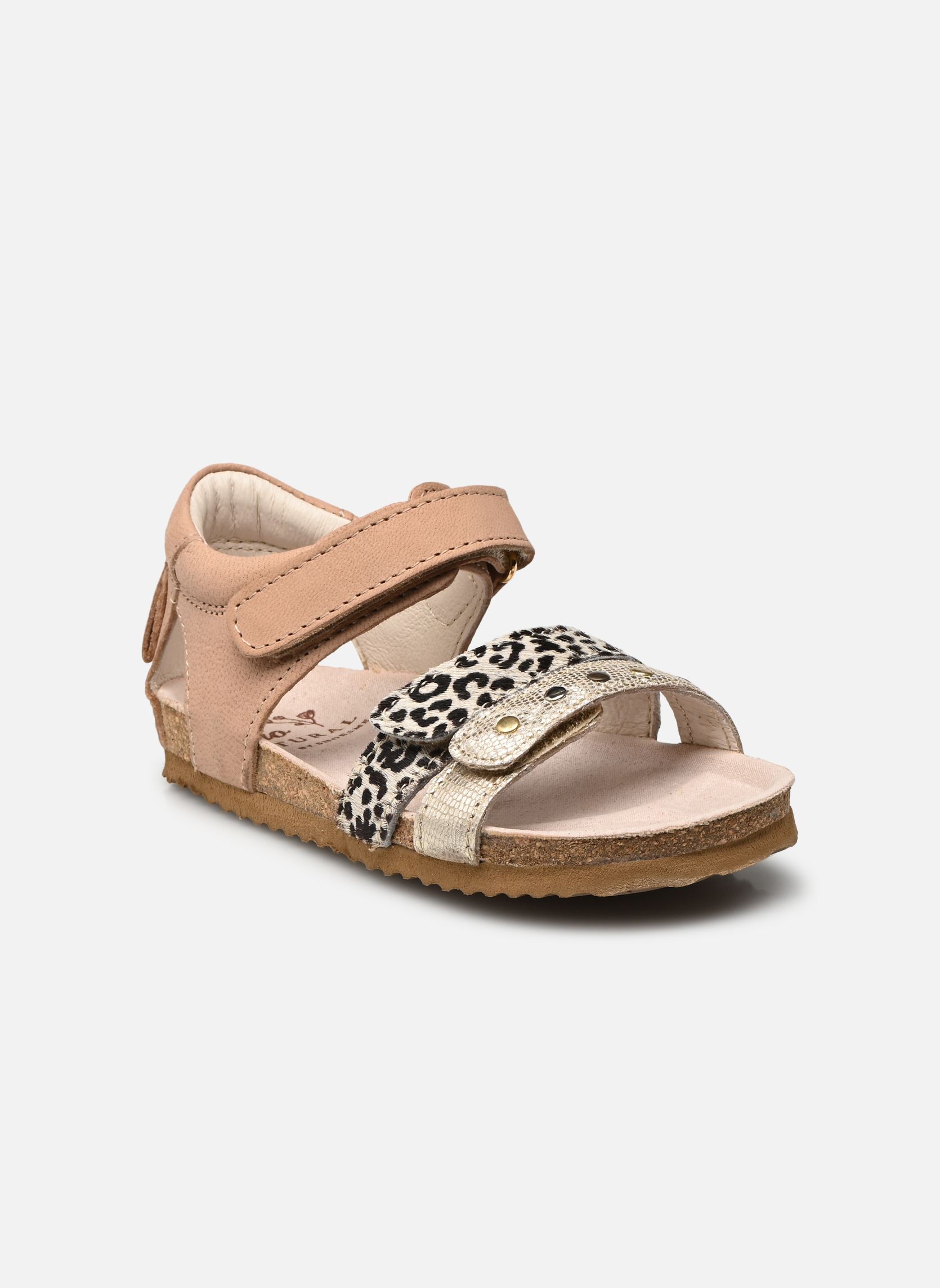 Sandales BI22S076 BI22S076-N fille rose Shoesme Sandales BI22S076 BI22S076-N fille rose OR ZEBRE ROSE