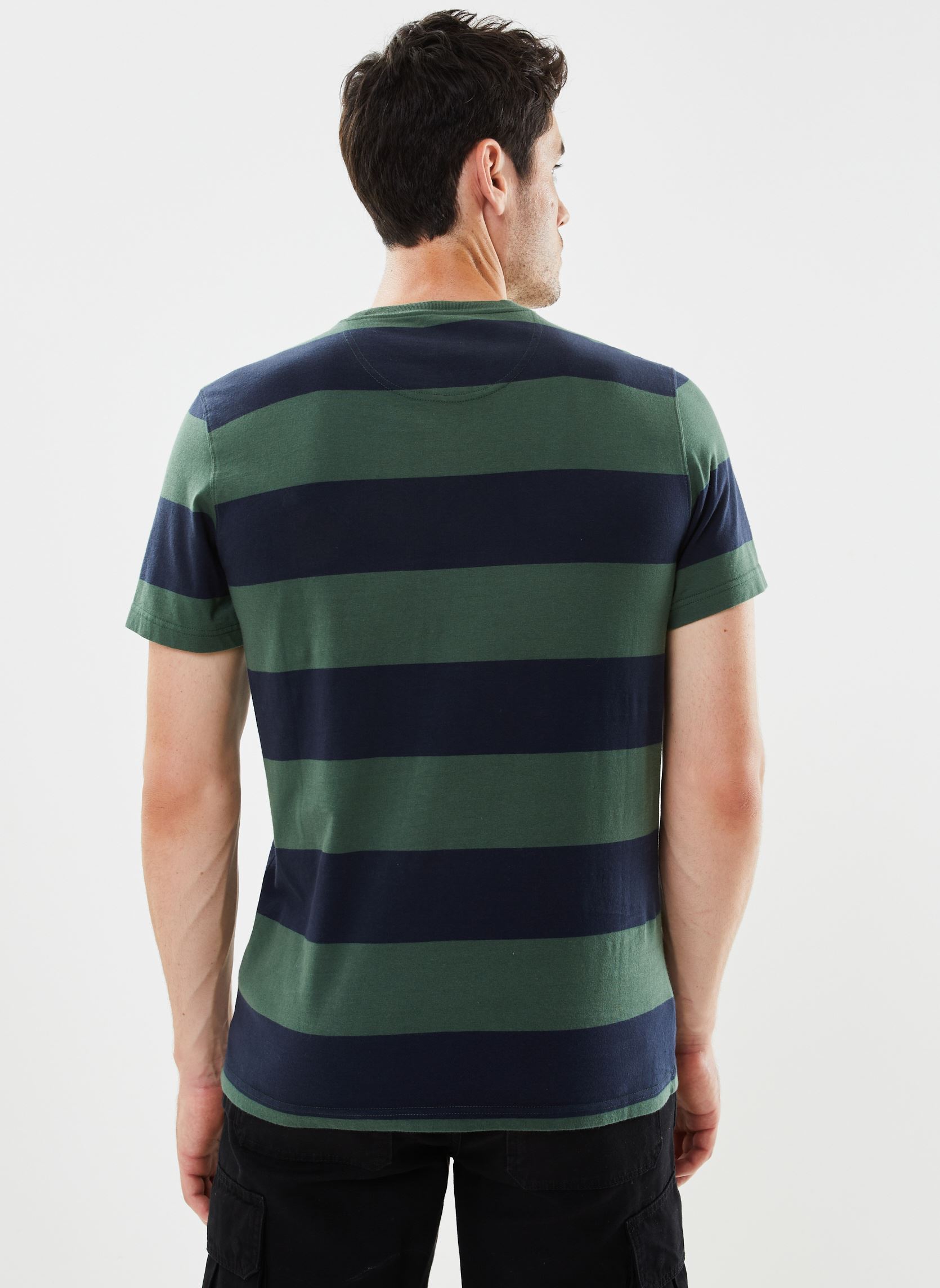 Tee-shirts Cornell Stripe T-Shirt homme vert Barbour Tee-shirts Cornell Stripe T-Shirt homme vert SYCAMORE