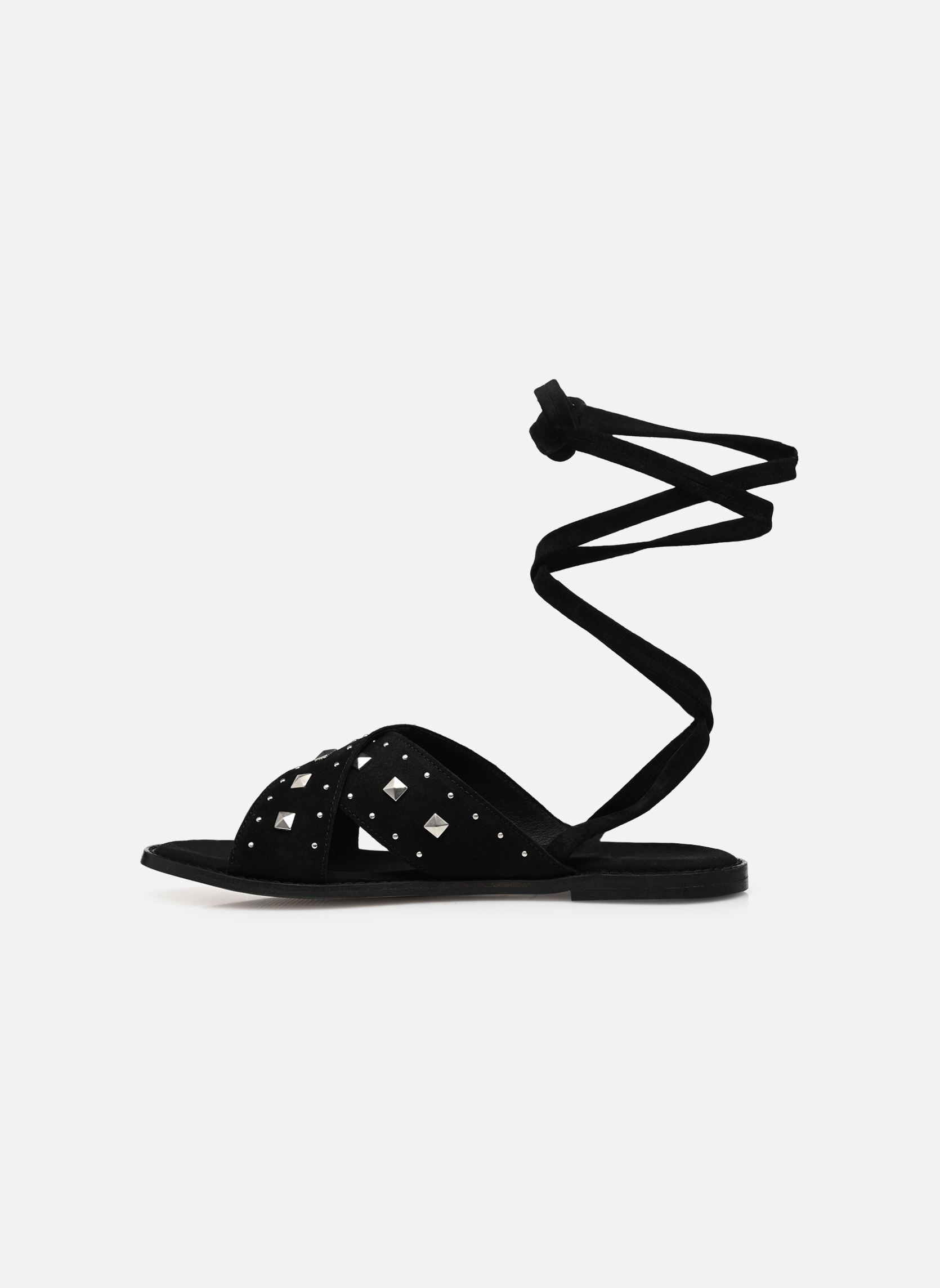 Sandalen BU80245 damen schwarz IKKS Women Sandalen BU80245 damen schwarz 02-NOIR