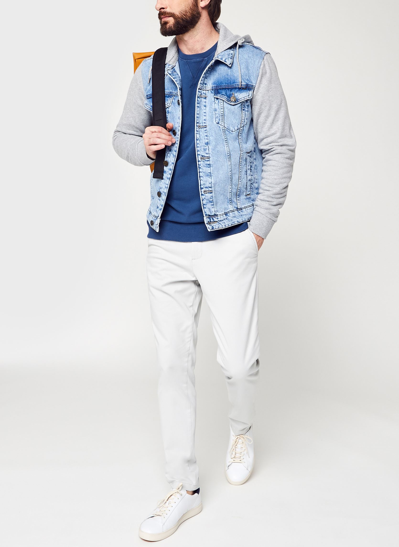 Jacken und Mäntel ONSCOIN HOOD TRUCK LIGHT BLUE PK 1479 herren blau Only & Sons Jacken und Mäntel ONSCOIN HOOD TRUCK LIGHT BLUE PK 1479 herren blau Blue Denim