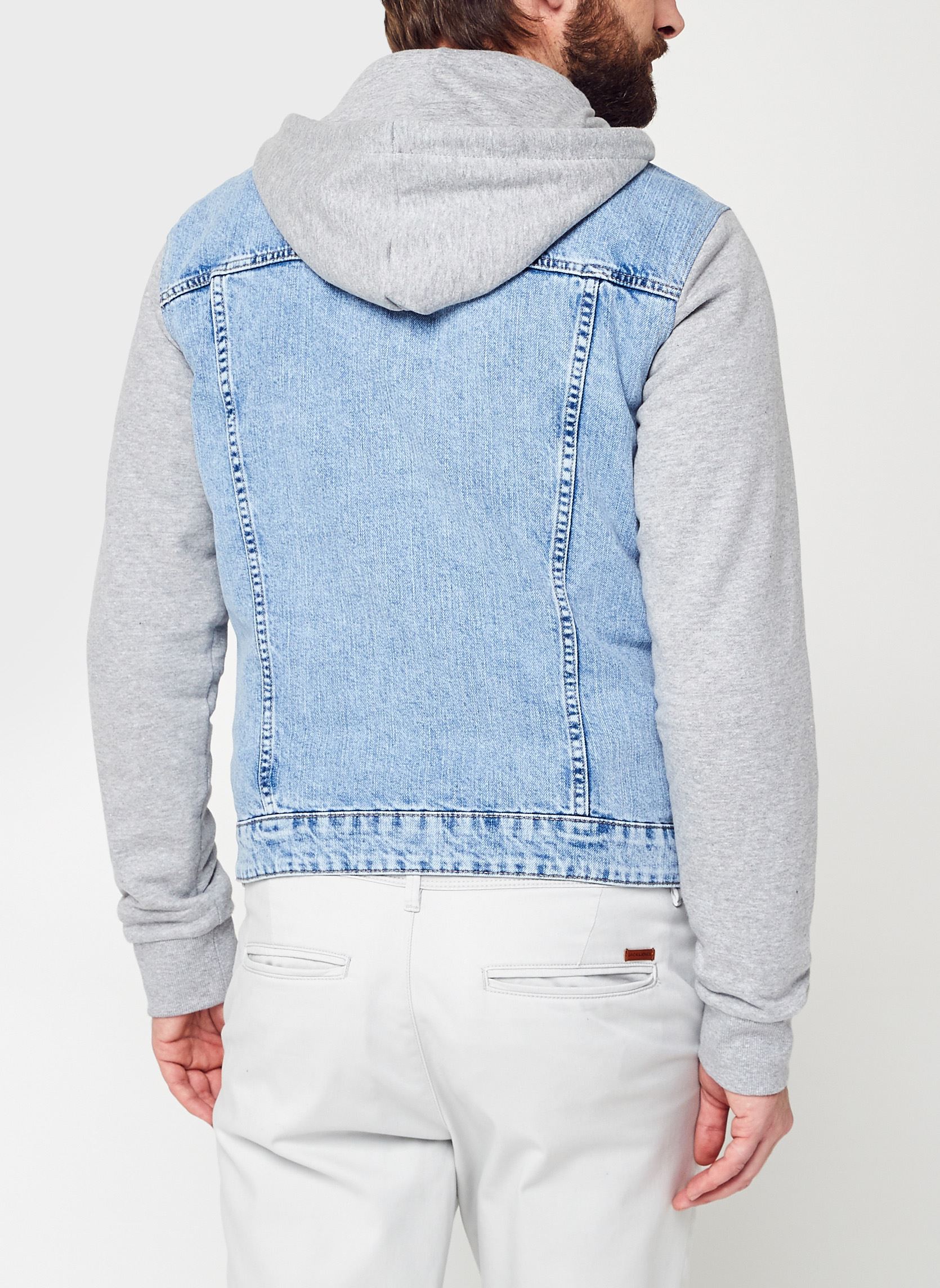 Jacken und Mäntel ONSCOIN HOOD TRUCK LIGHT BLUE PK 1479 herren blau Only & Sons Jacken und Mäntel ONSCOIN HOOD TRUCK LIGHT BLUE PK 1479 herren blau Blue Denim