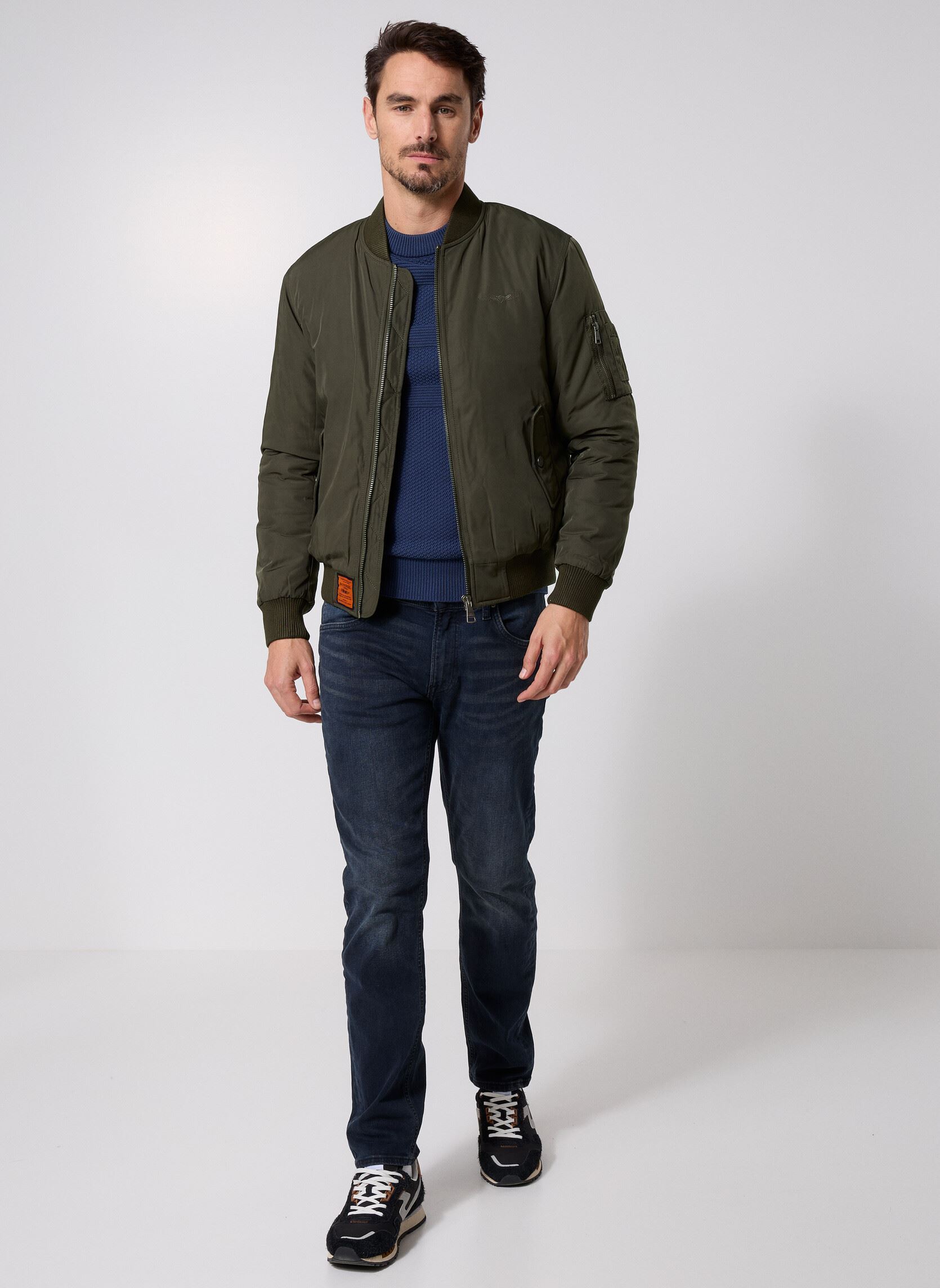 Bomberjacken Original Men herren grün Bombers Original Bomberjacken Original Men herren grün DARK KAKI