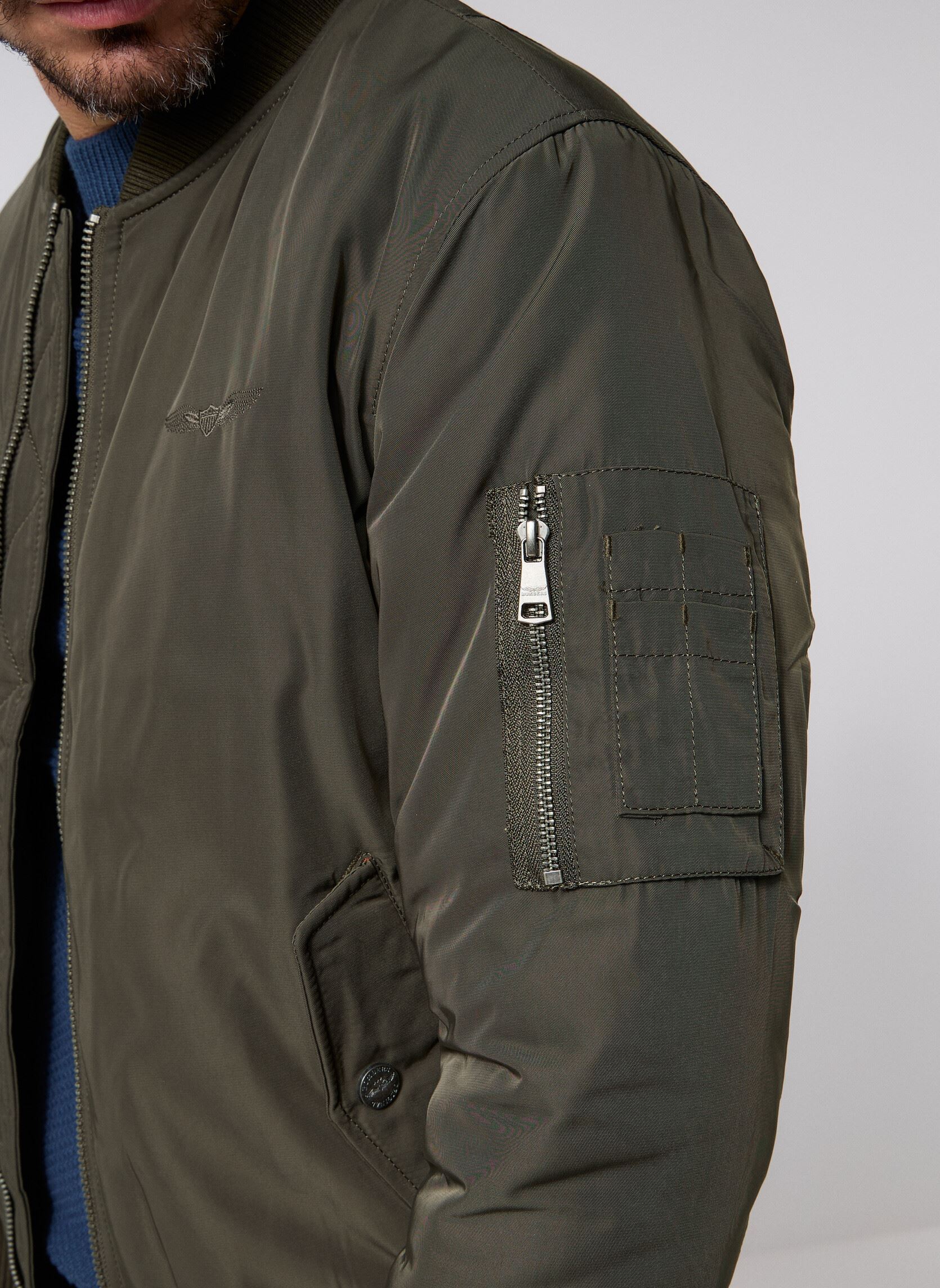 Bomberjacken Original Men herren grün Bombers Original Bomberjacken Original Men herren grün DARK KAKI