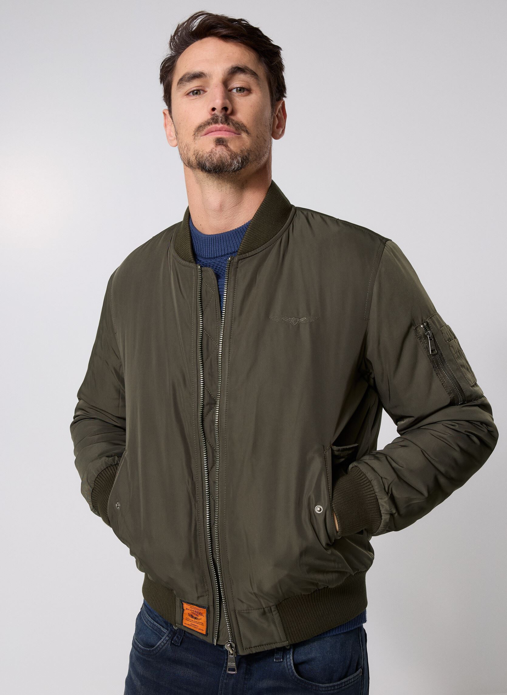 Bomberjacken Original Men herren grün Bombers Original Bomberjacken Original Men herren grün DARK KAKI
