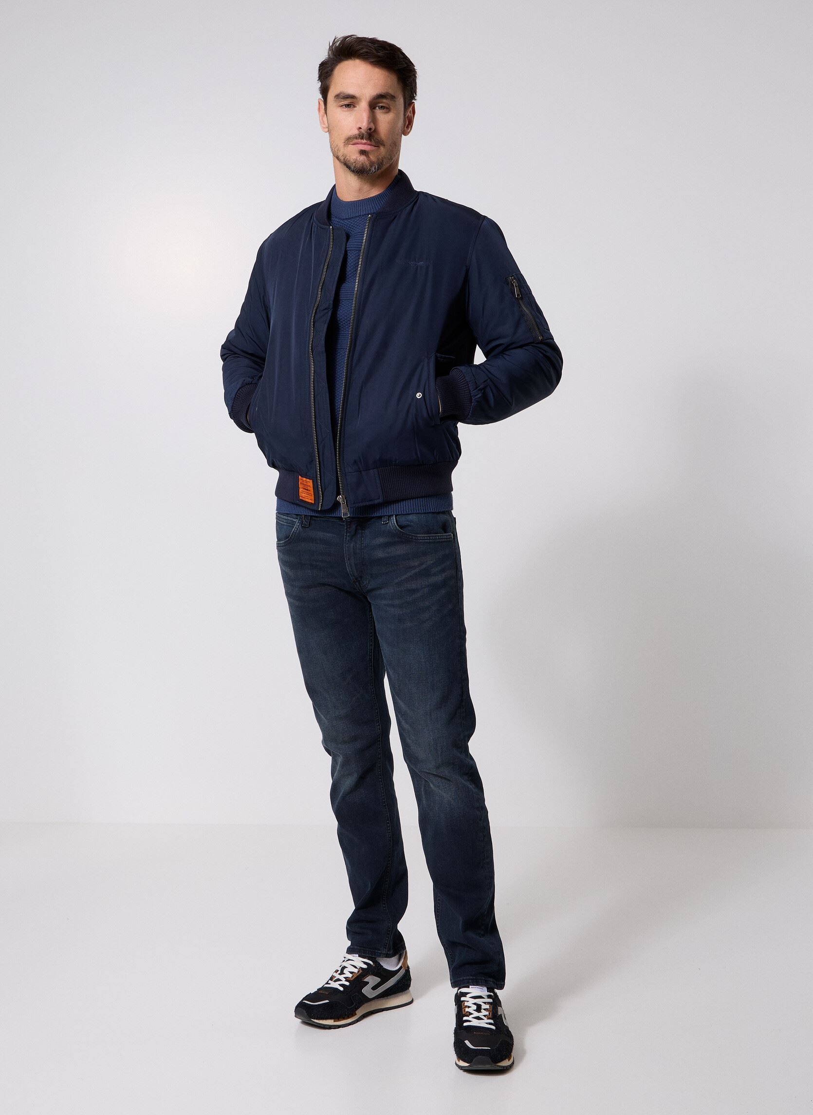 Bomberjacken Original Men herren blau Bombers Original Bomberjacken Original Men herren blau NAVY