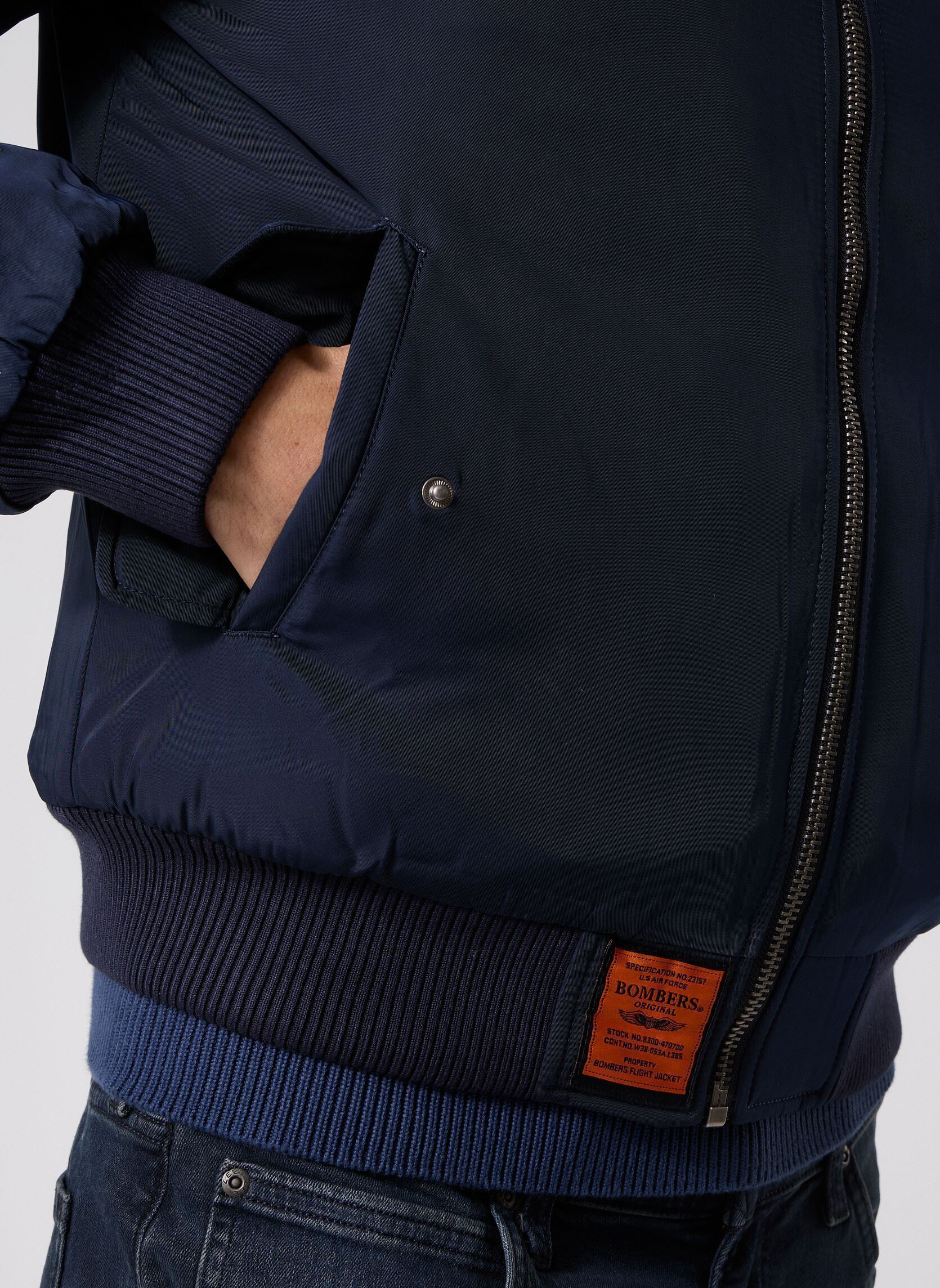 Bomberjacken Original Men herren blau Bombers Original Bomberjacken Original Men herren blau NAVY