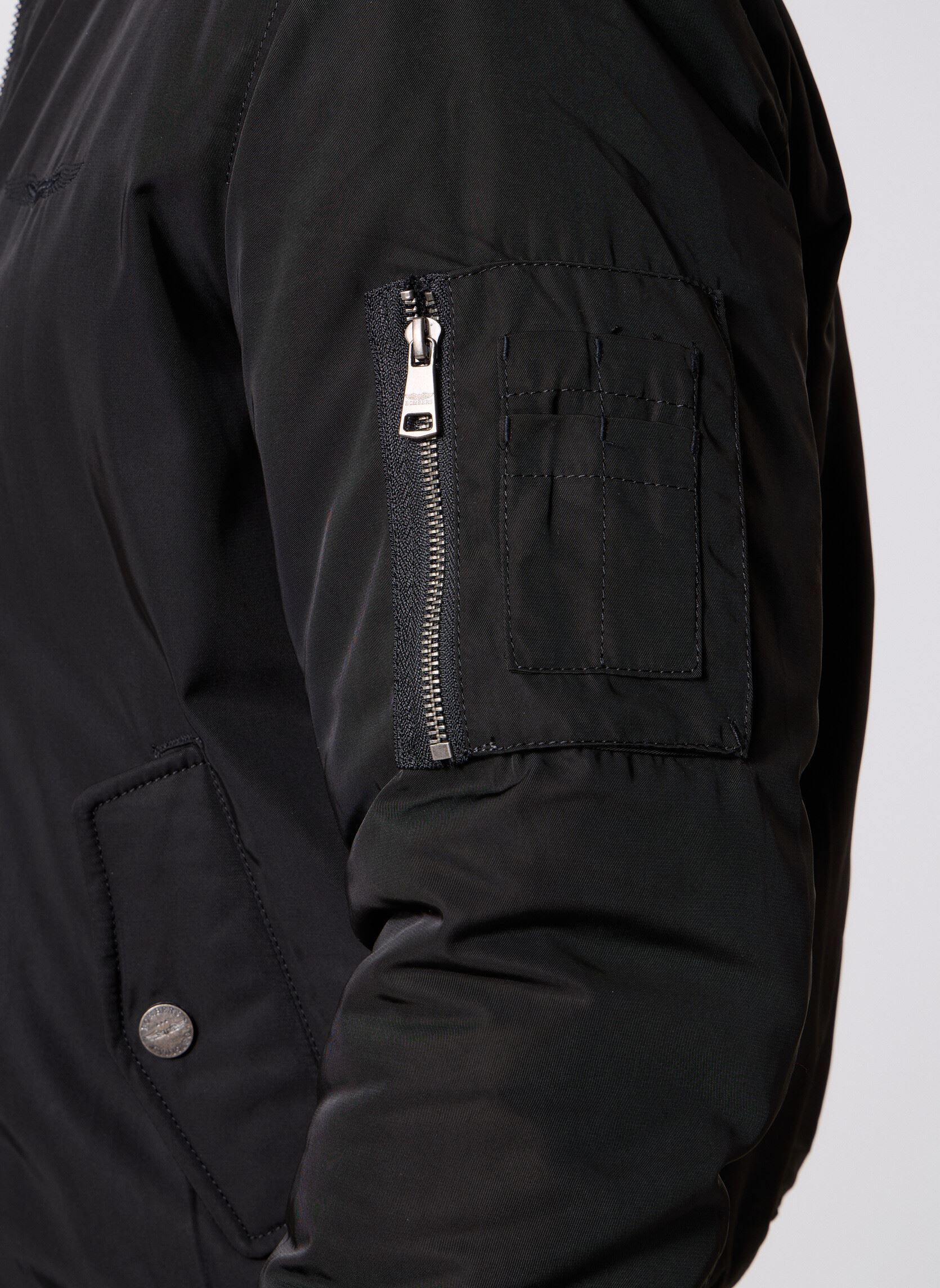 Bomberjacken Original Men herren schwarz Bombers Original Bomberjacken Original Men herren schwarz BLACK