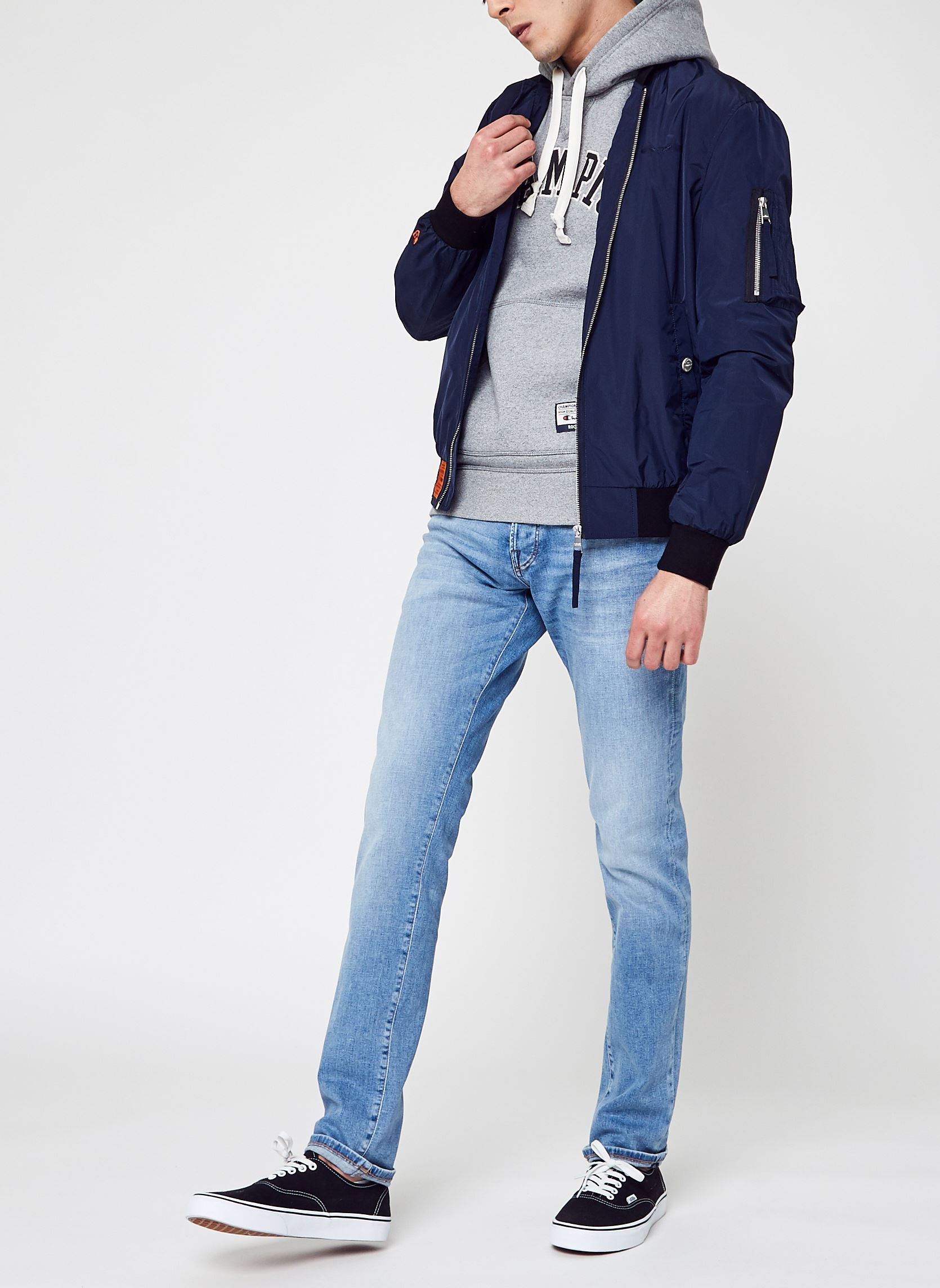 Blousons Ma1 Men homme bleu Bombers Original Blousons Ma1 Men homme bleu NAVY