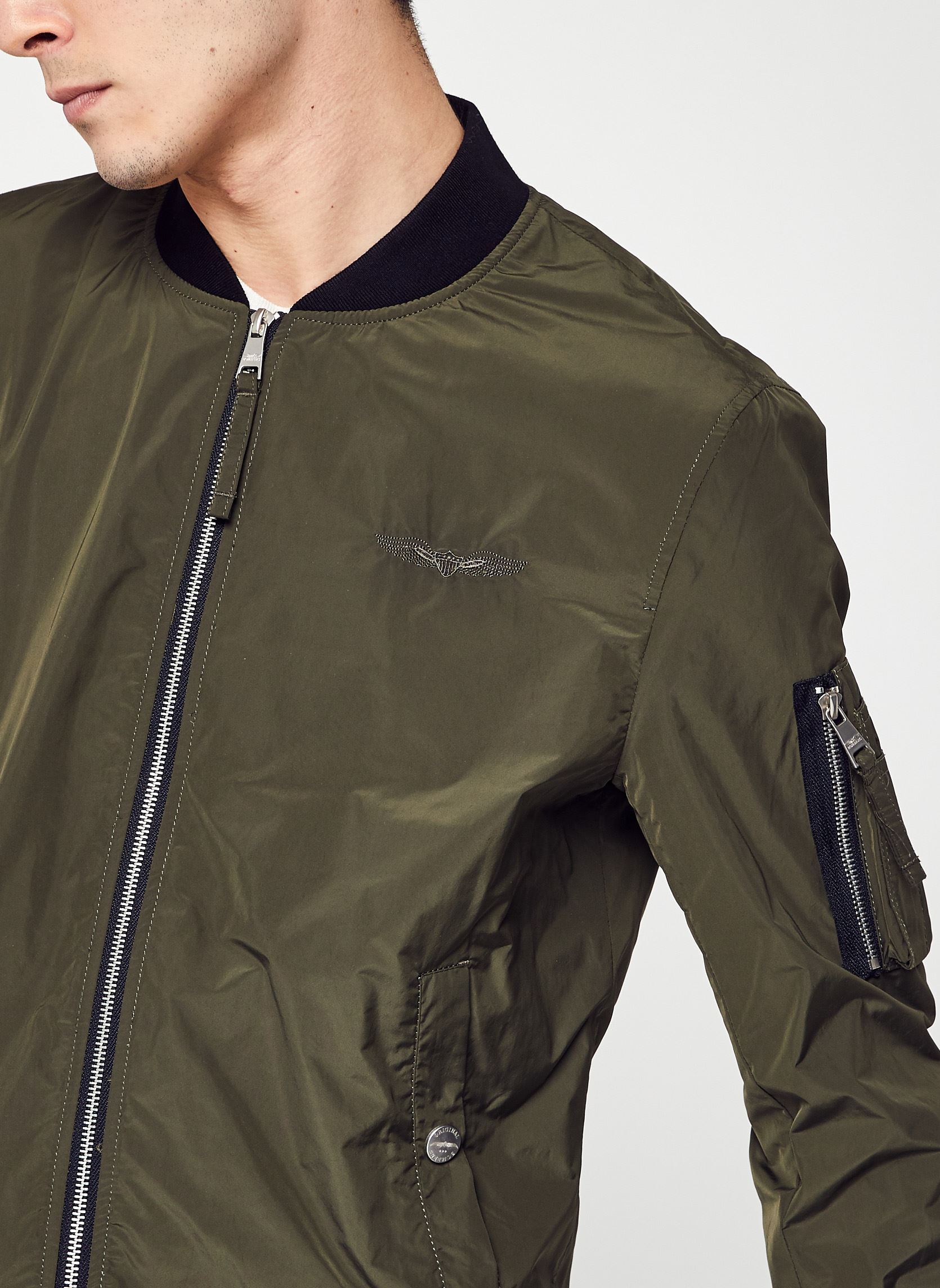 Bomberjacken Ma1 Men herren grün Bombers Original Bomberjacken Ma1 Men herren grün KAKI