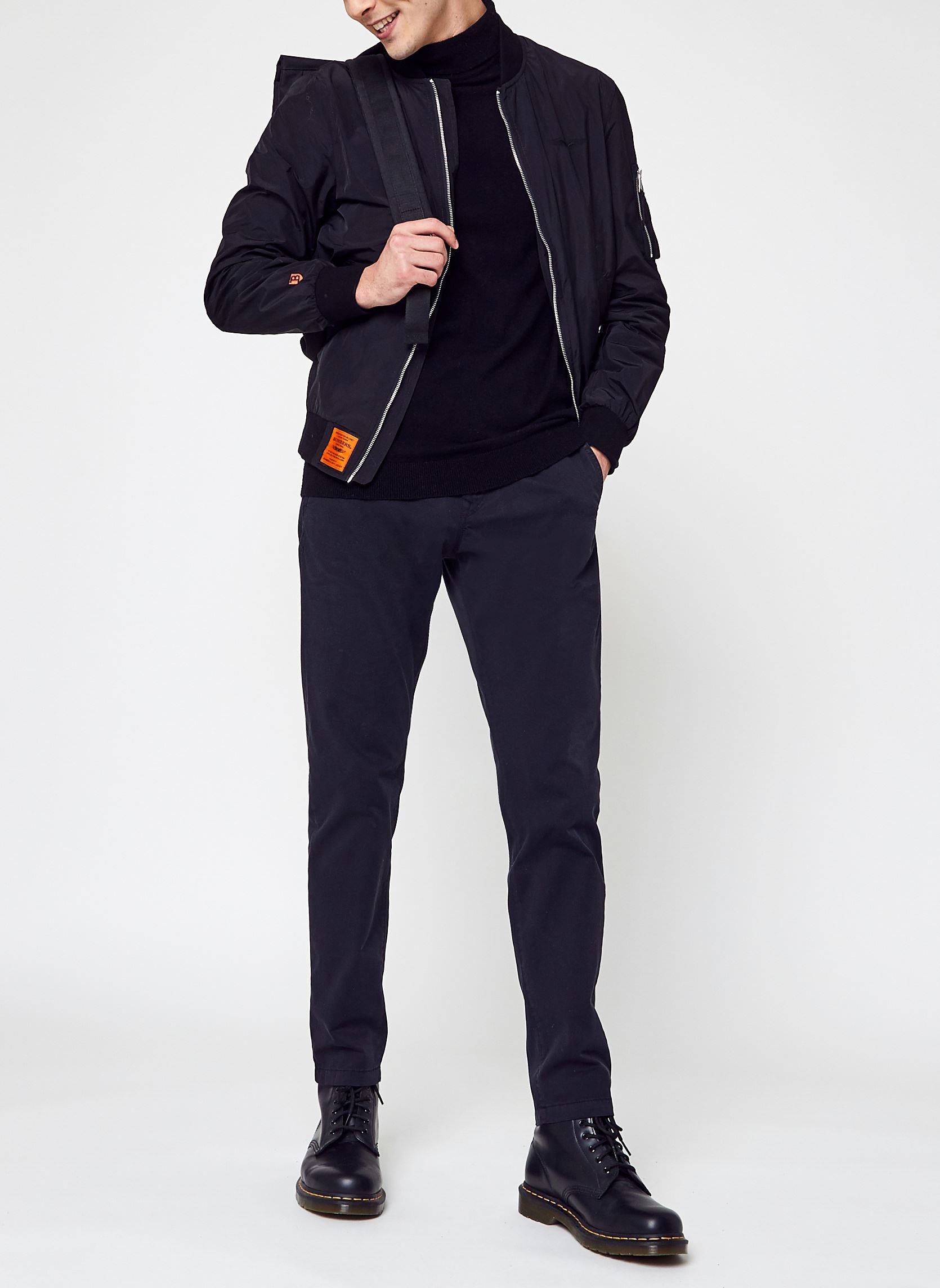 Blousons Ma1 Men homme noir Bombers Original Blousons Ma1 Men homme noir BLACK