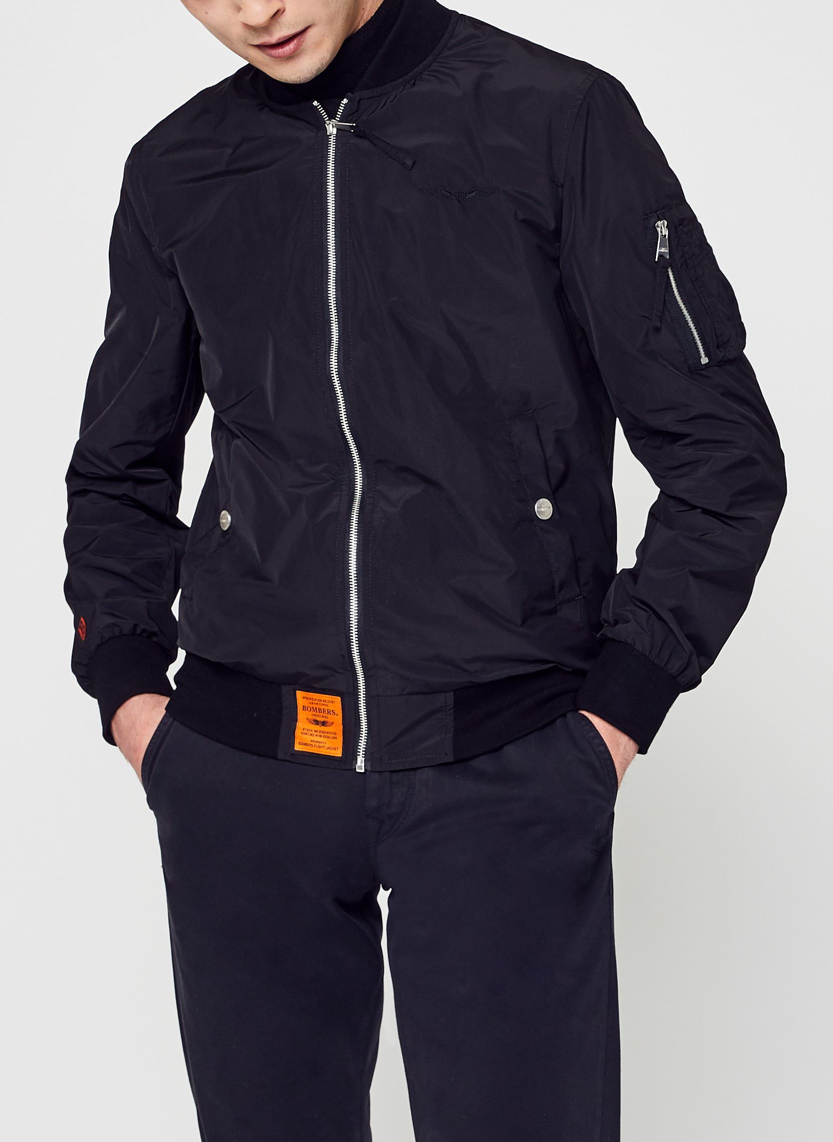 Blousons Ma1 Men homme noir Bombers Original Blousons Ma1 Men homme noir BLACK