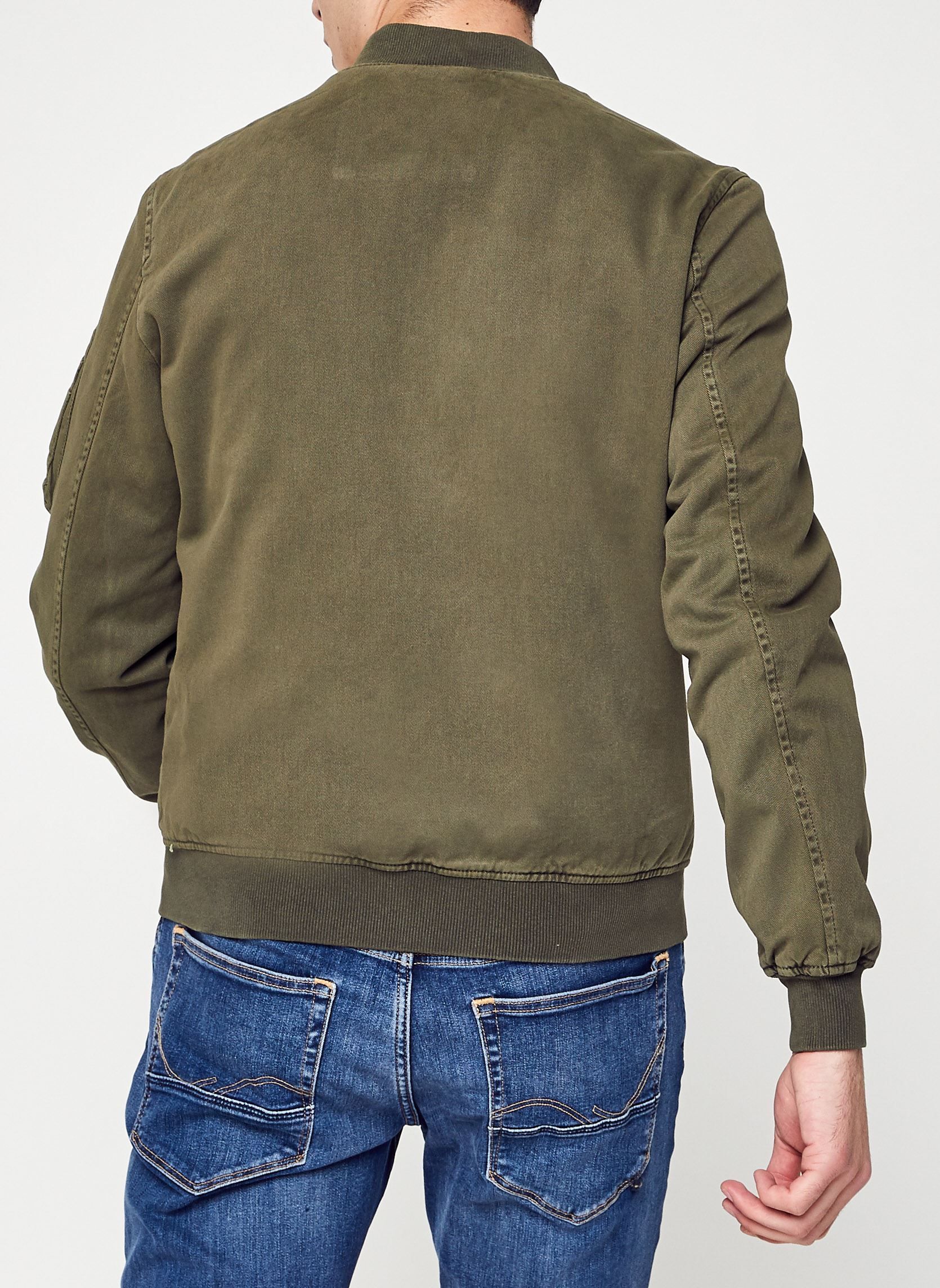 Blousons Mac Men homme vert Bombers Original Blousons Mac Men homme vert KAKI