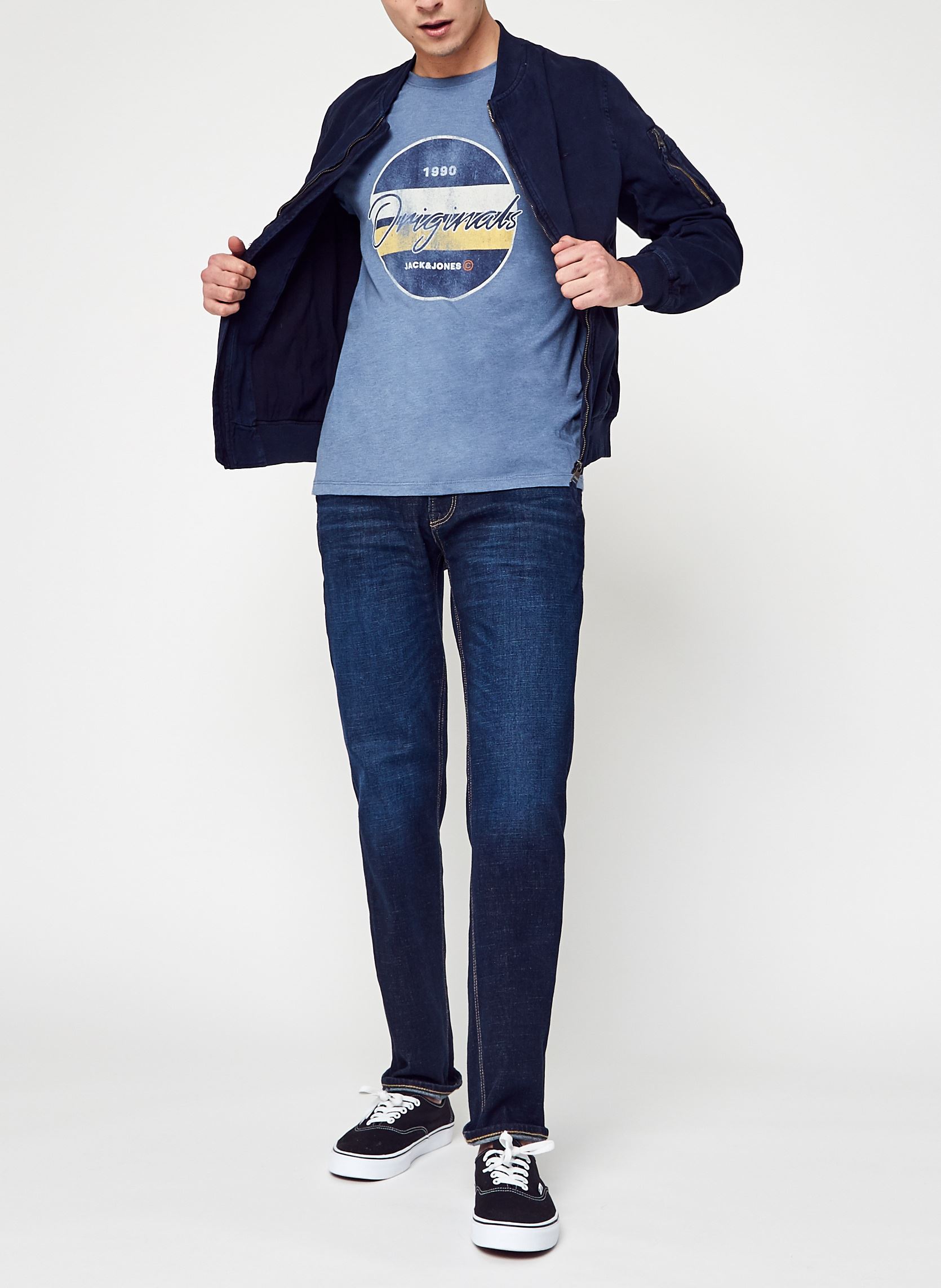 Bomberjacken Mac Men herren blau Bombers Original Bomberjacken Mac Men herren blau NAVY