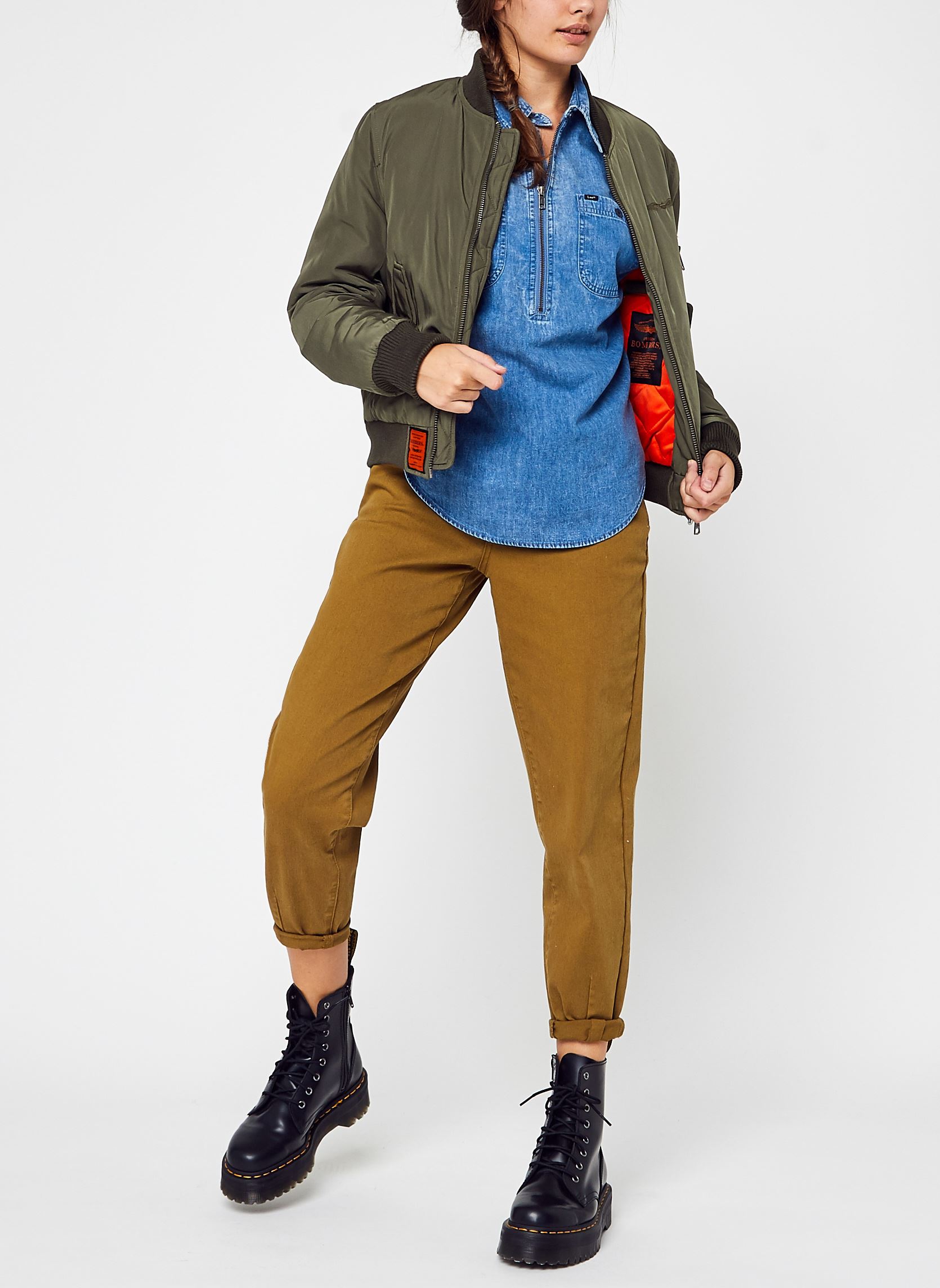 Blousons Original Women femme vert Bombers Original Blousons Original Women femme vert KAKI