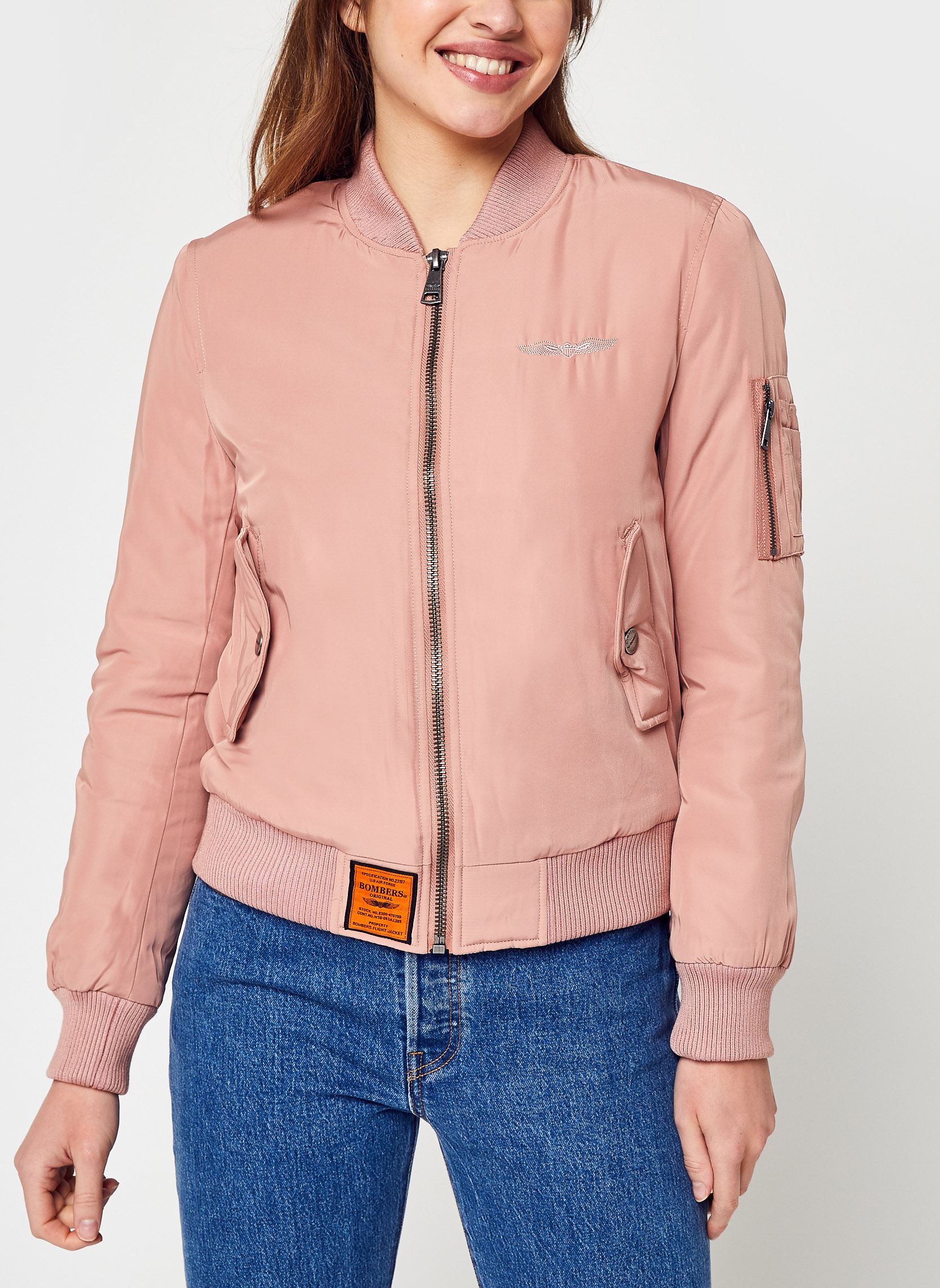 Blousons Original Women femme rose Bombers Original Blousons Original Women femme rose ROSE