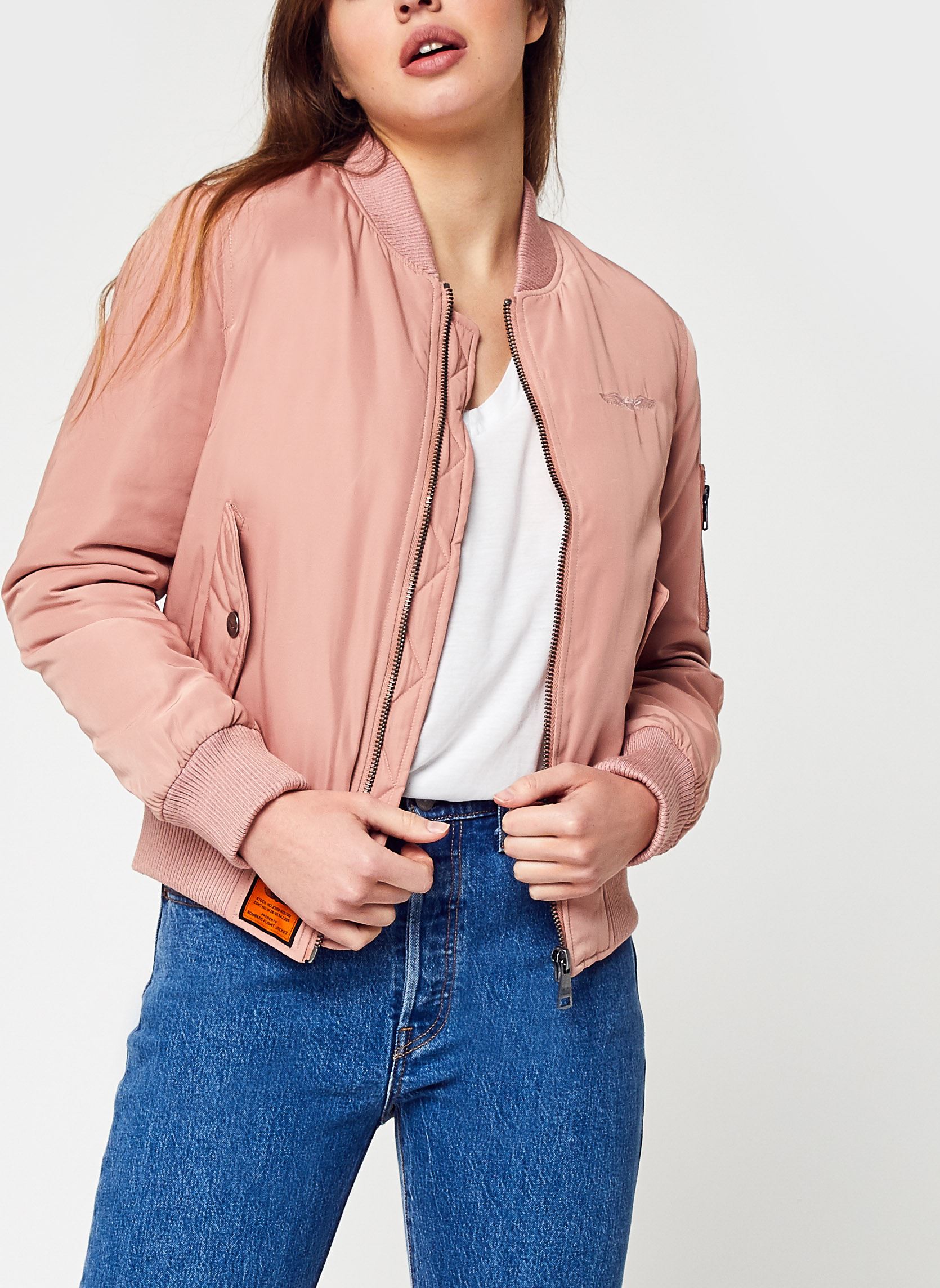 Blousons Original Women femme rose Bombers Original Blousons Original Women femme rose ROSE