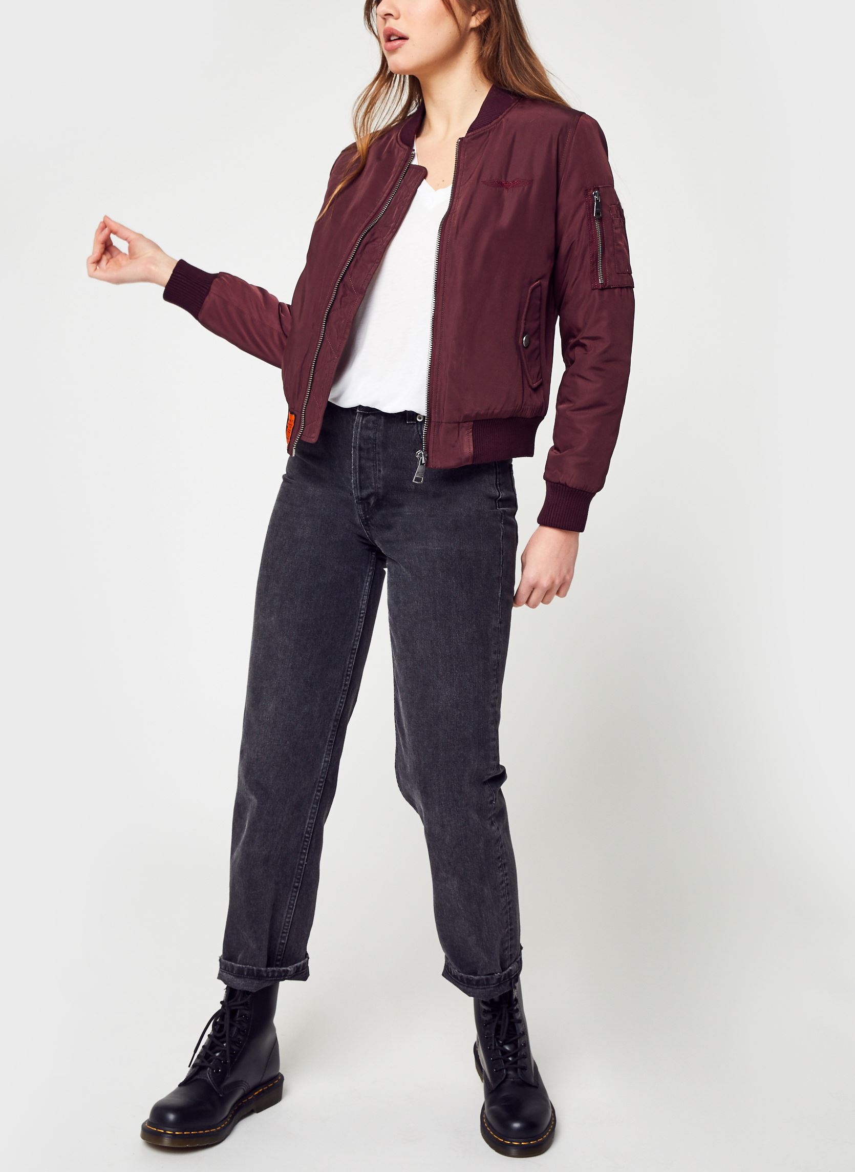 Blousons Original Women femme bordeaux Bombers Original Blousons Original Women femme bordeaux BURGUNDY