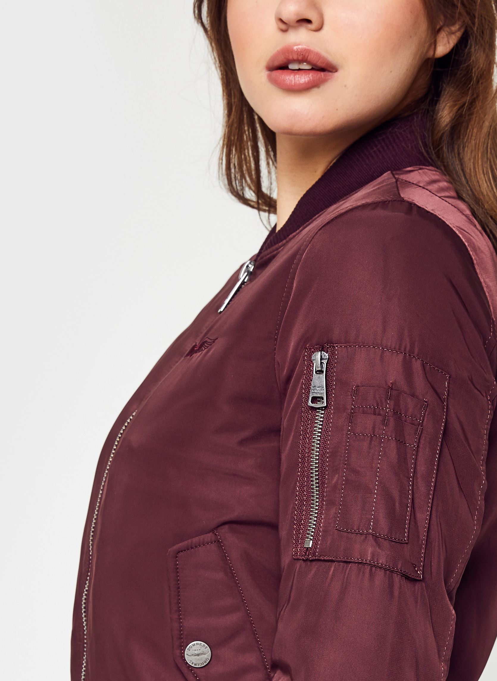 Blousons Original Women femme bordeaux Bombers Original Blousons Original Women femme bordeaux BURGUNDY